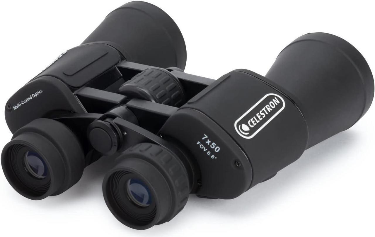 Alt view image 2 of 7 - Celestron - Cometron 7x50 Bincoulars - Beginner Astronomy Binoculars - Large 50mm Objective Lenses - Wide Field of View 7X Magnification