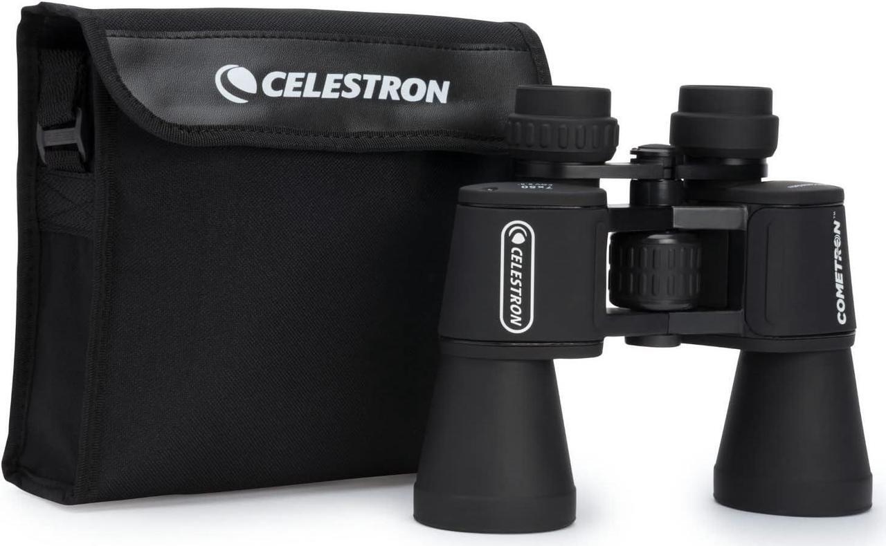 Alt view image 5 of 7 - Celestron - Cometron 7x50 Bincoulars - Beginner Astronomy Binoculars - Large 50mm Objective Lenses - Wide Field of View 7X Magnification
