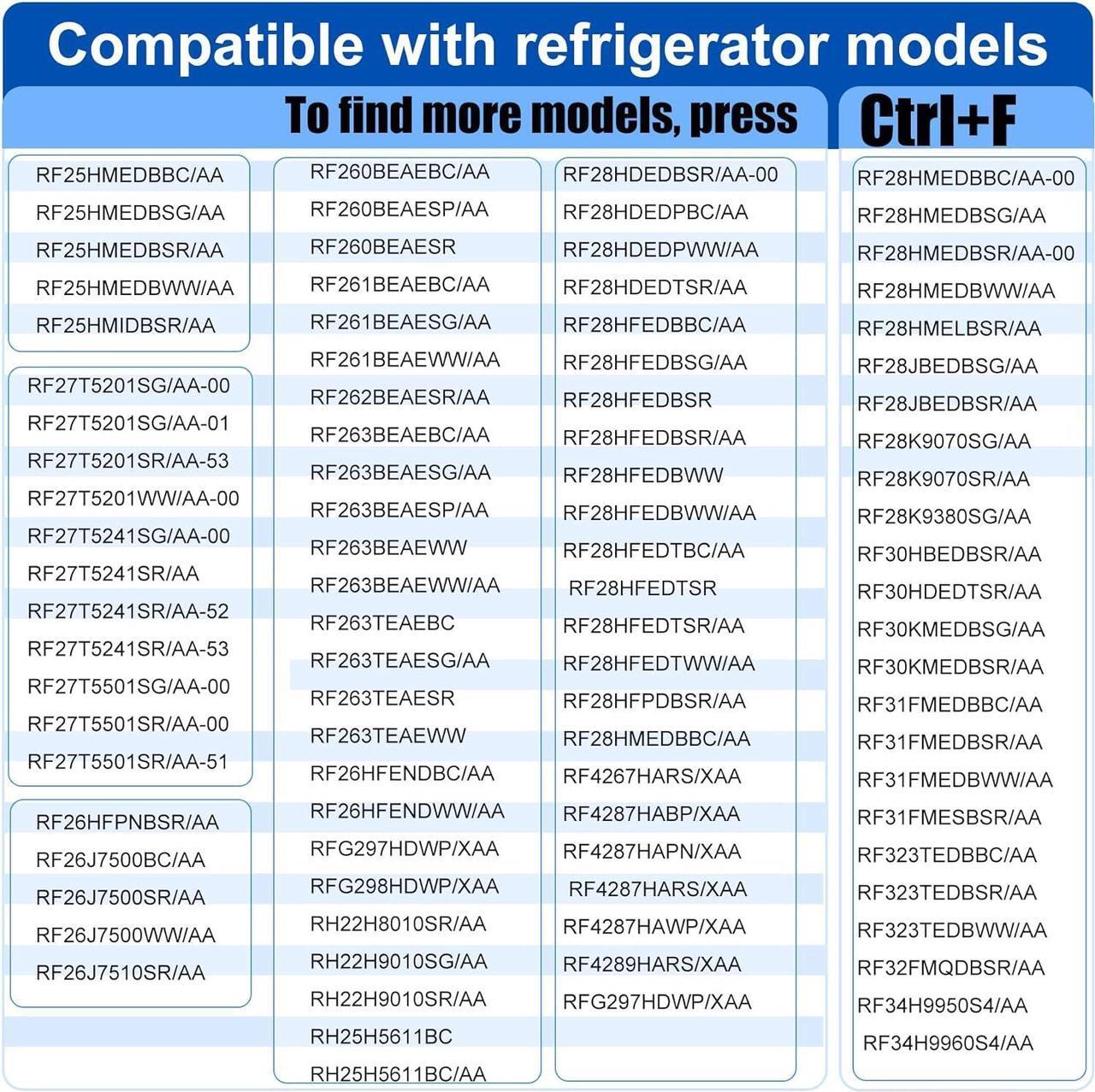 Alt view image 6 of 7 - 3903-001003 3903-000519 Refrigerator Power Cord for Samsung, Compatible with RF28T5001SR RF27T5501SR RH29H8000SR RF28HMEDBSR etc, Replace Fridge Power Cord 3903-000786 3903-000796 etc1 Year Warranty