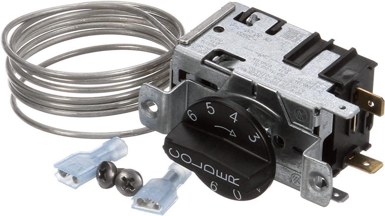 Alt view image 2 of 5 - TRUE - 800393 800306 Temperature Control Kit - 831932, 461387 Refrigerator Parts Thermostat. Genuine OEM Replacement Part with Gladwise Sticker.