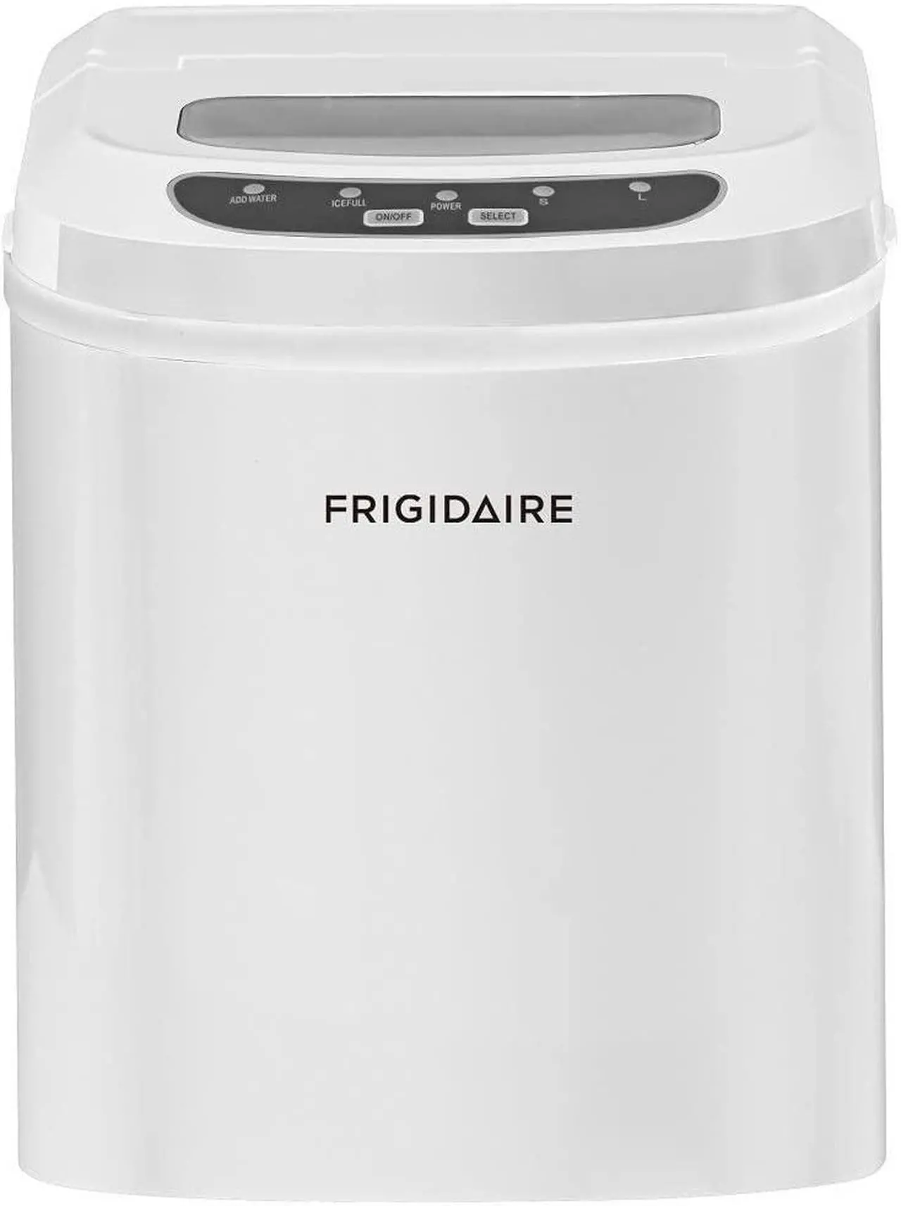 Frigidaire EFIC102-WHITE Portable Compact Maker, Counter Top Ice Making Machine, White, 26lb per Day