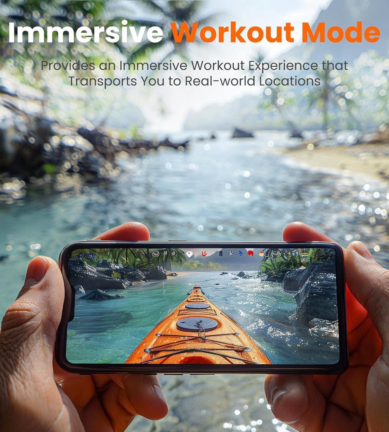 Alt view image 4 of 7 - YOSUDA Magnetic/Water Rowing Machine 350 LB Weight Capacity - Foldable Rower for Home Use with Bluetooth, App Supported, Tablet Holder and Comfortable Seat Cushion