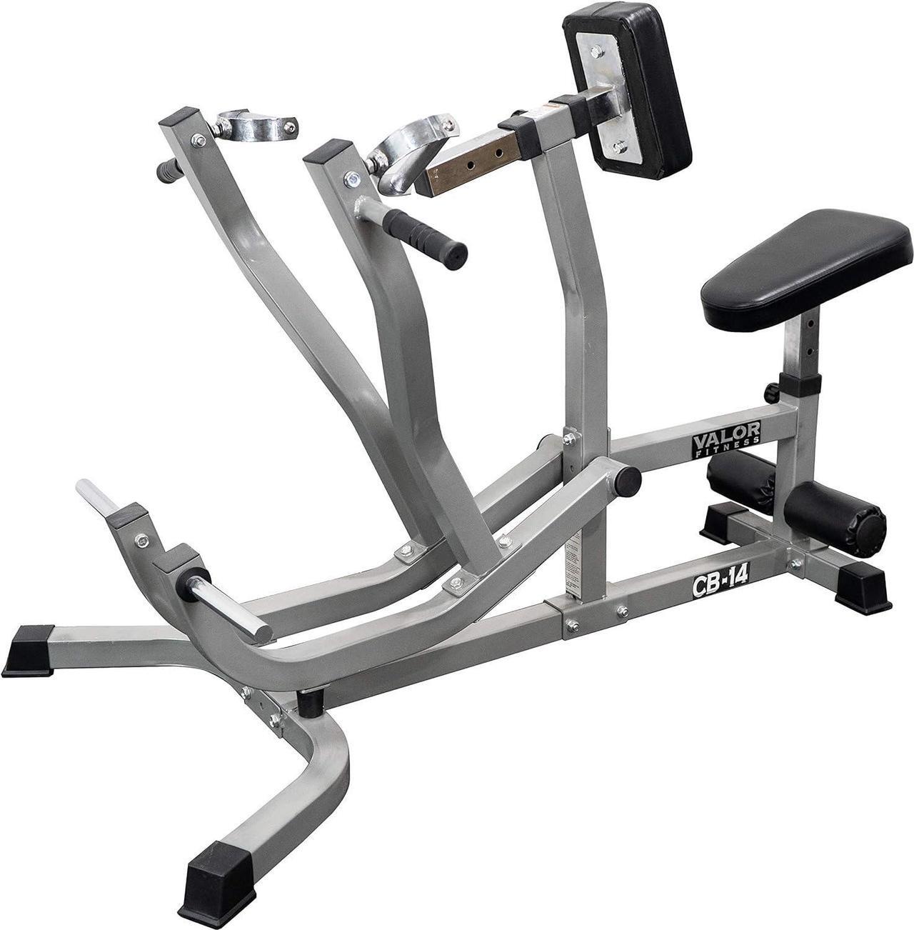 Main image of Valor Fitness Seated Row Machine - Back Chest Workout - Plate Loaded- Independent Converging Arms - Multi Grip Positions - Rotating Handles- includes 2" Plate Adapters - Home Gym Max 400 lbs