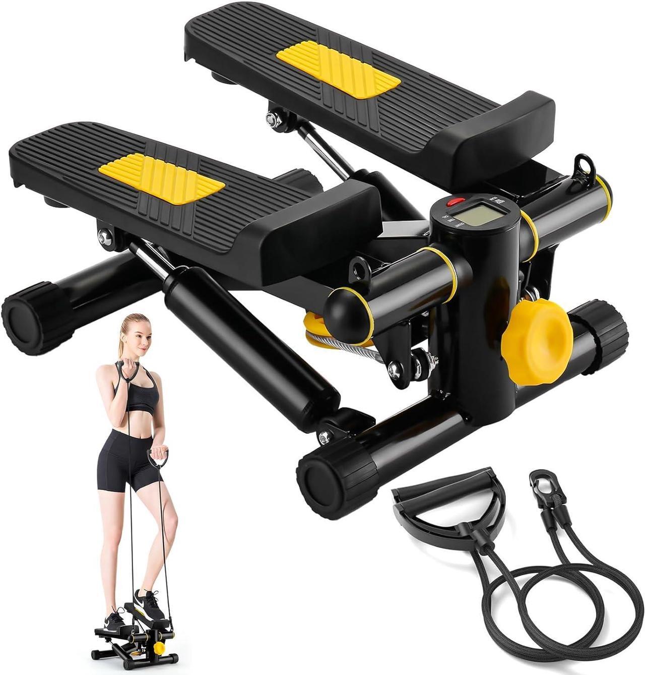 Main image of Steppers for Exercise at Home, Mini Stepper with Resistance Bands, Portable Stair Stepper Machine 400LBS Loading Capacity, Exercise Stepper for Home Office Workout