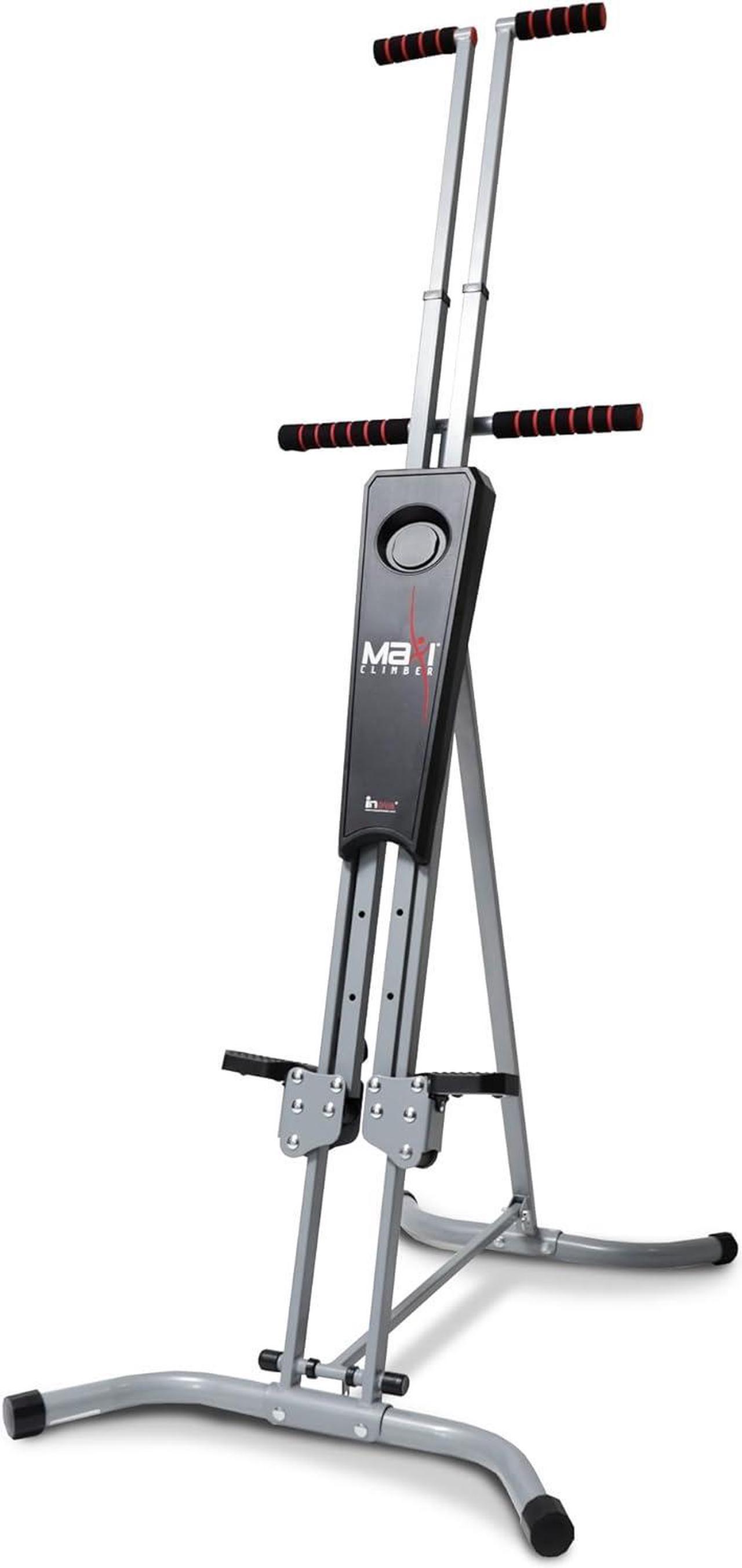 Main image of MaxiClimber Vertical Climber Provides an Adjustable Platform to Target Power, Strength and Endurance Training for a Full-Body Workout. Free Fitness App and ERS Resistance