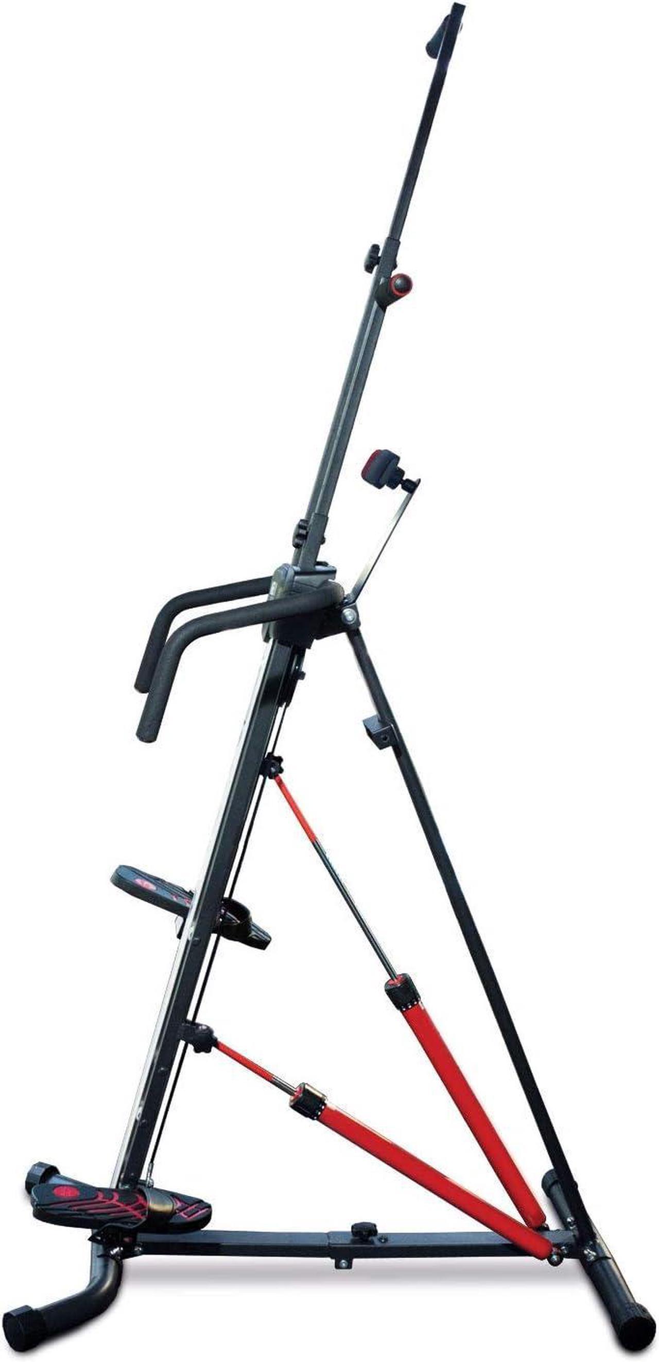 Alt view image 2 of 6 - MaxiClimber XL-2000 Hydraulic Resistance Vertical Climber. Combines Muscle Toning + Aerobic Exercise for Maximum Calorie Burn. 12 Resistance Levels, Lightweight Aluminum Mainframe, Free Fitness App.