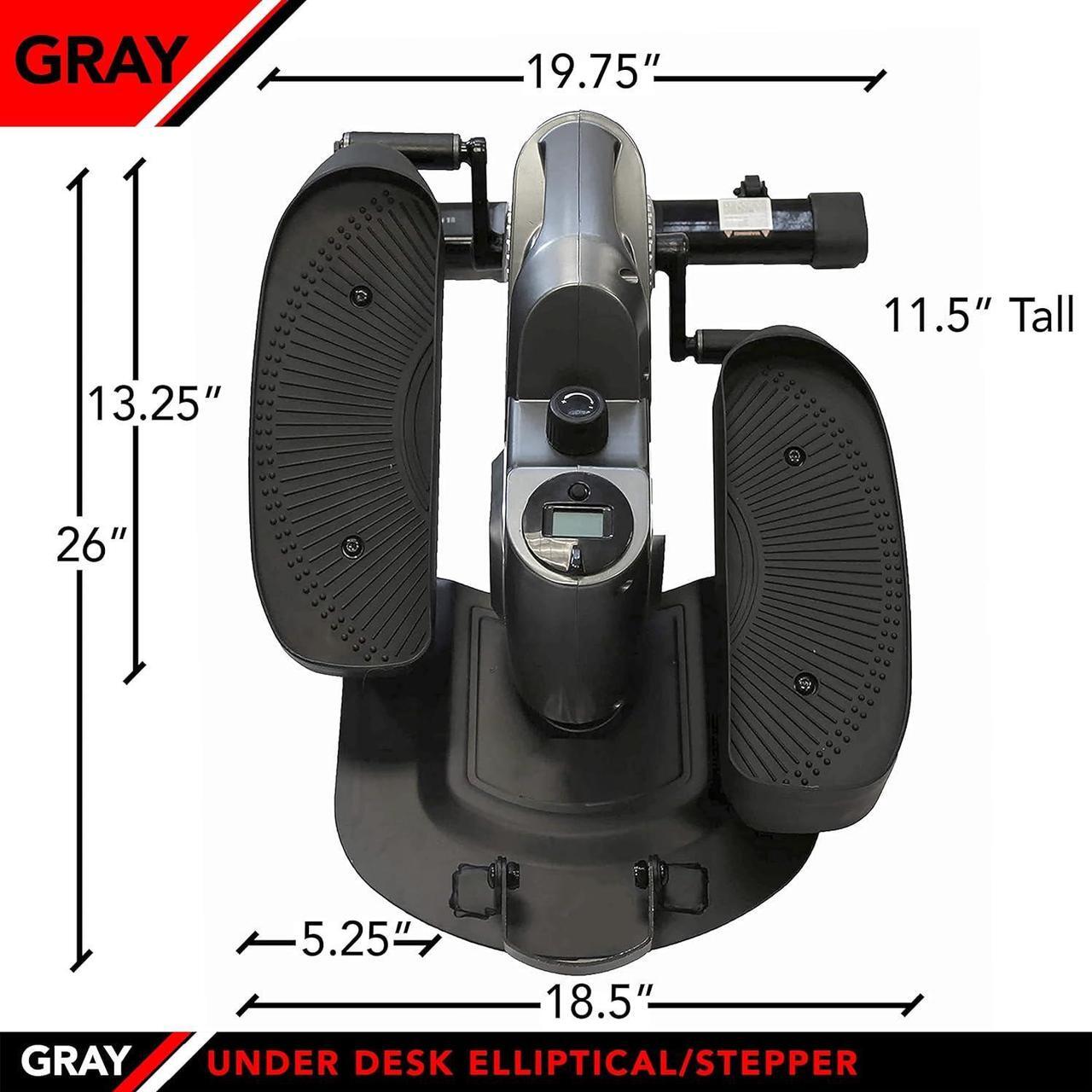 Alt view image 2 of 7 - jfit Under Desk & Stand Up Mini Elliptical/Stepper w/Adjustable Angle | The Ideal Fitness & Exercise Equipment for Home| Ideal for Men, Women, Kids & Seniors| Premium Home Gym Equipment