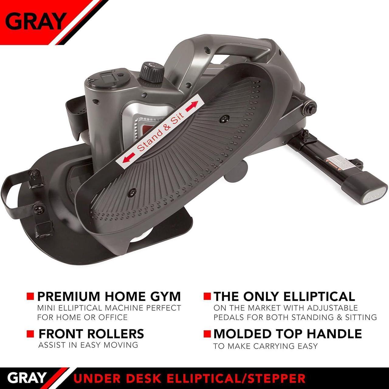 Alt view image 3 of 7 - jfit Under Desk & Stand Up Mini Elliptical/Stepper w/Adjustable Angle | The Ideal Fitness & Exercise Equipment for Home| Ideal for Men, Women, Kids & Seniors| Premium Home Gym Equipment