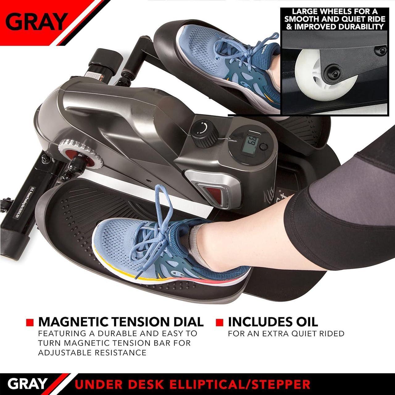 Alt view image 4 of 7 - jfit Under Desk & Stand Up Mini Elliptical/Stepper w/Adjustable Angle | The Ideal Fitness & Exercise Equipment for Home| Ideal for Men, Women, Kids & Seniors| Premium Home Gym Equipment