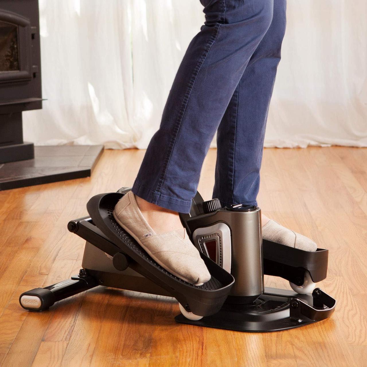 Alt view image 7 of 7 - jfit Under Desk & Stand Up Mini Elliptical/Stepper w/Adjustable Angle | The Ideal Fitness & Exercise Equipment for Home| Ideal for Men, Women, Kids & Seniors| Premium Home Gym Equipment