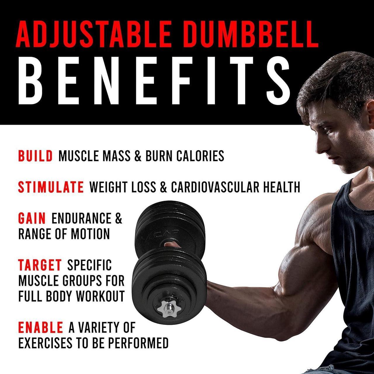 Alt view image 7 of 7 - CAP Barbell Adjustable Dumbbell Weight Set | Multiple Options