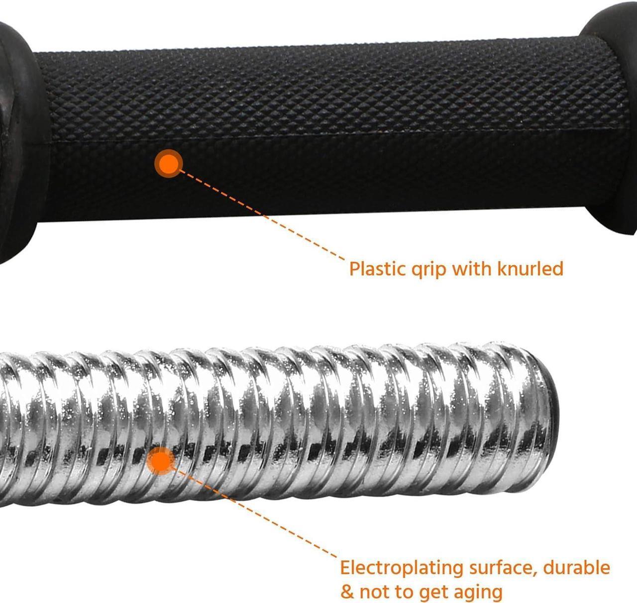 Alt view image 7 of 7 - Topeakmart 44lb/66LB Adjustable Dumbbell Weight Set Strength Training Equipment for Women & Men in Home Gym Muscle Body Training