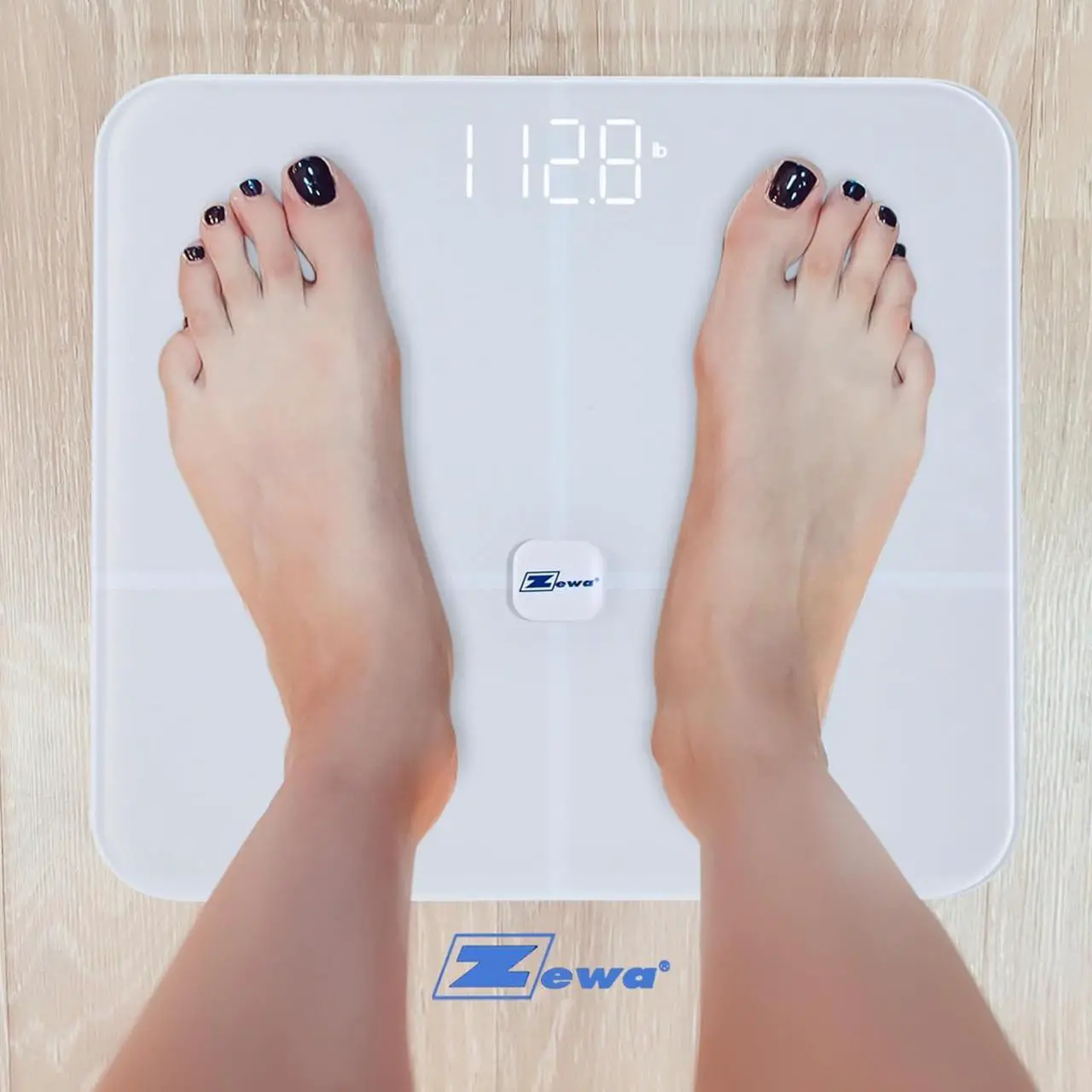 Alt view image 7 of 7 - Zewa Digital Scale and Body Composition Analyzer with Bluetooth 4.0 / BLE