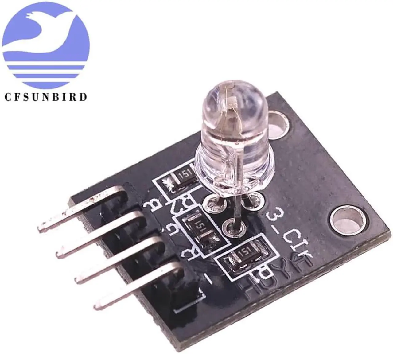 Alt view image 2 of 2 - Módulo de Sensor LED RGB de 3 colores, Electrónica Inteligente de 4 pines, KY-016, Kit de iniciación, KY016, 1 Uds.