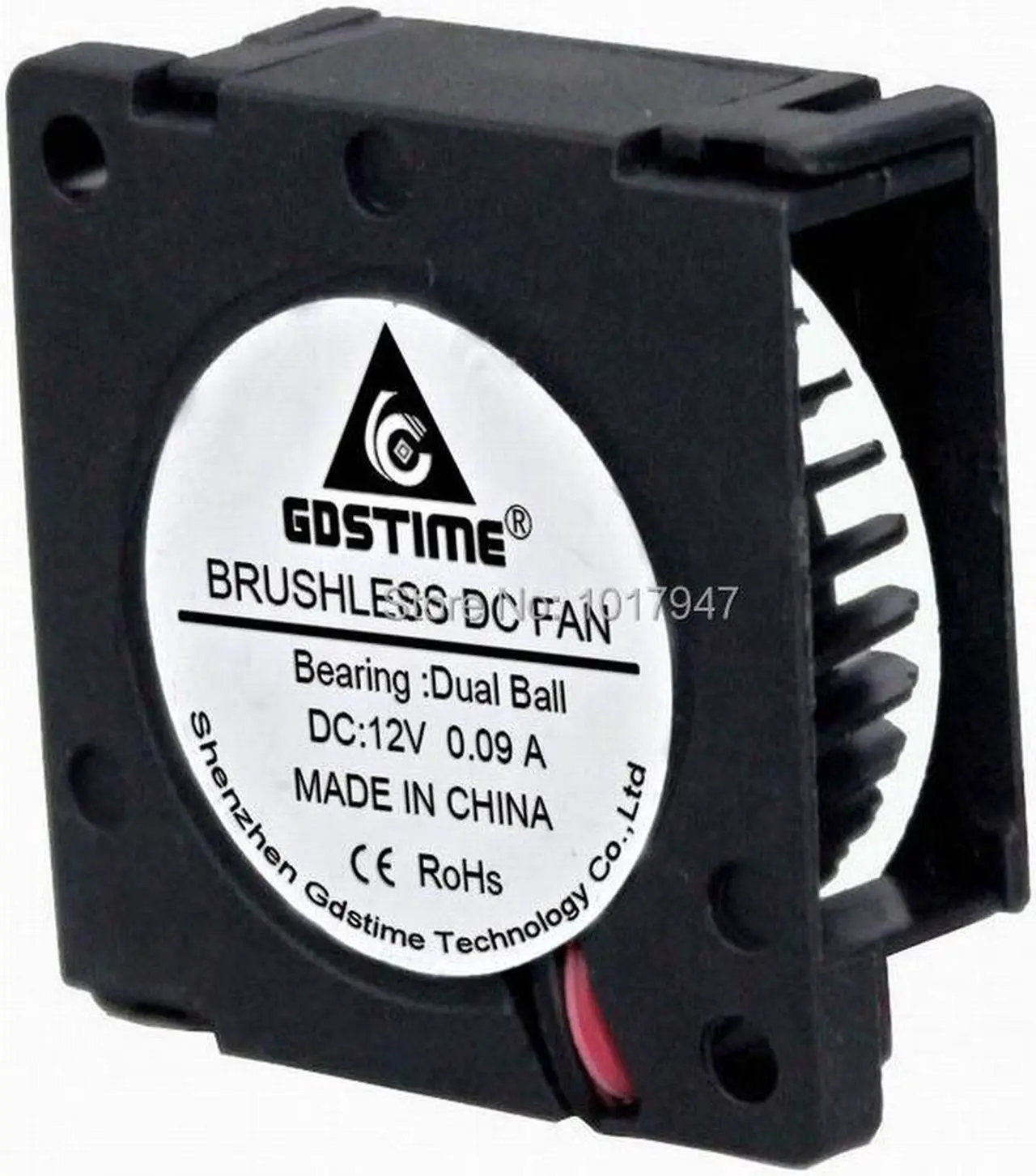 Alt view image 4 of 4 - 1pcs Cooler Cooling Blower Fan Ball For RepRap 3D Printer 2 Wires DC 12V 3cm 30mm x 10mm 3010