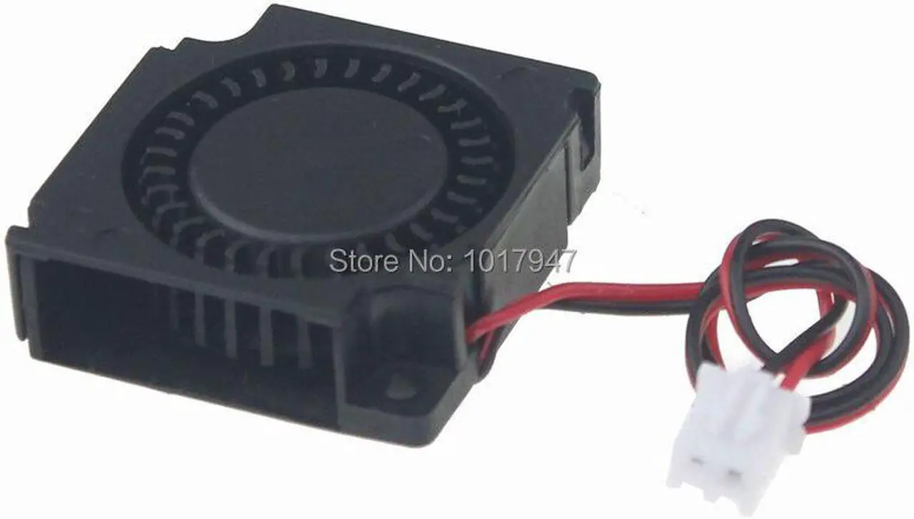Alt view image 5 of 6 - 10pcs lot Gdstime Cooling Blower Fan Daul Ball 2 Wires DC 5V 30mm 30x10mm For RepRap 3D Printer
