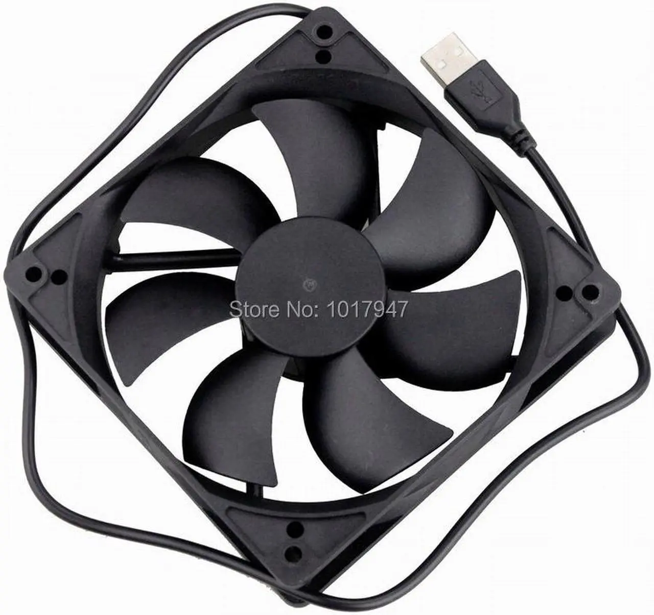 Alt view image 5 of 6 - 20 Pieces LOT Dual Ball Bearing 0.5A 5V USB 120mm x 120mm x 25mm 12cm DC Industrial Exhaust ooling Fan