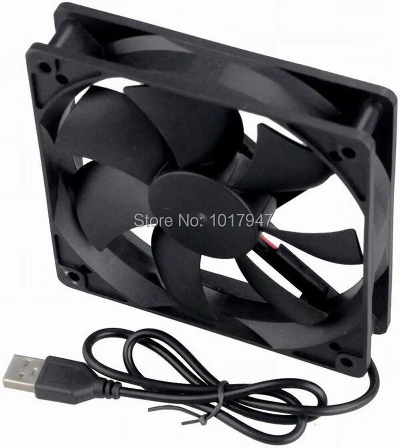 Alt view image 4 of 6 - 20 Pieces LOT Dual Ball Bearing 0.5A 5V USB 120mm x 120mm x 25mm 12cm DC Industrial Exhaust ooling Fan