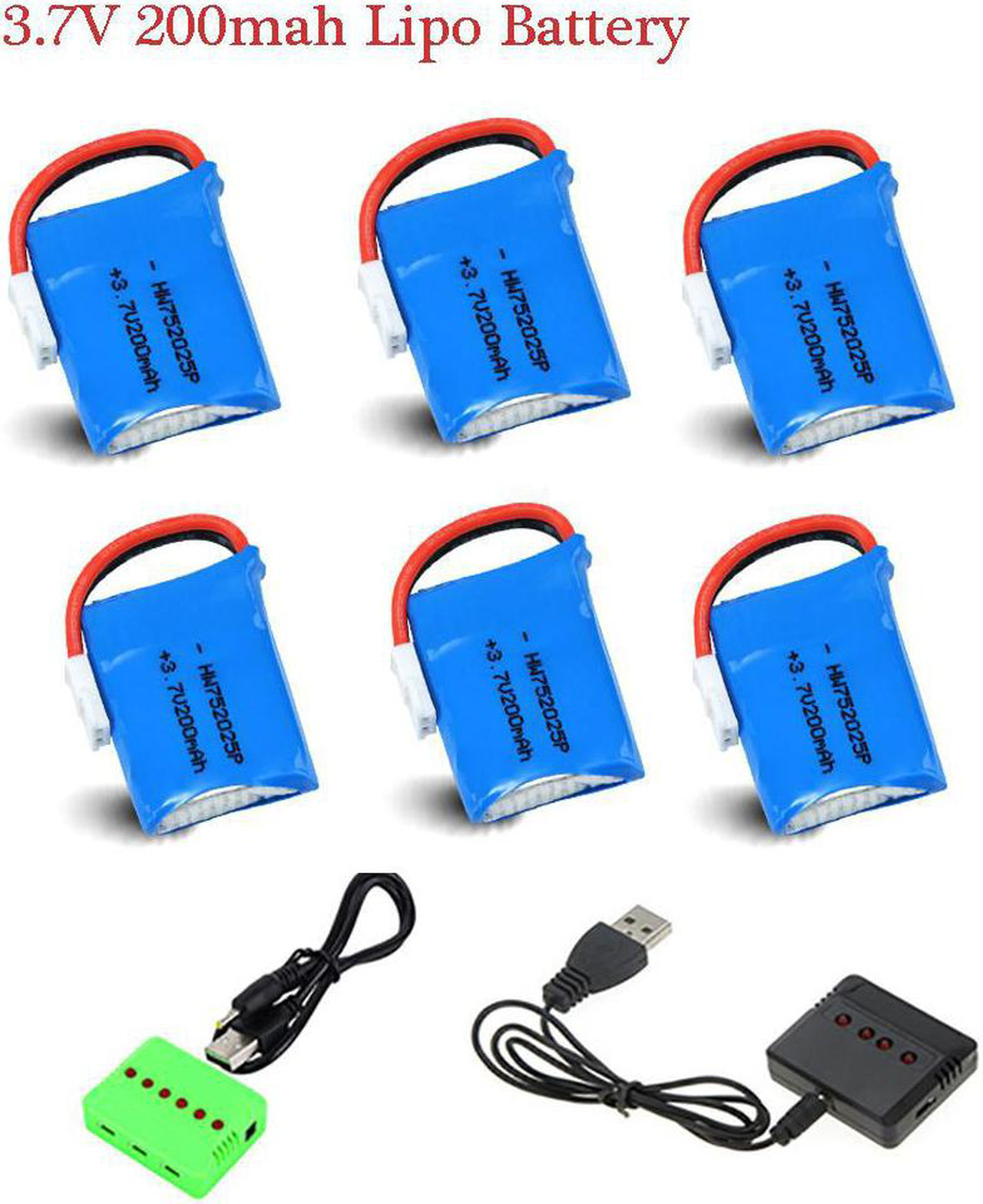 3.7V 220mAh Lipo Battery For Syma X4 X11 X13 RC Quadcopter Spare