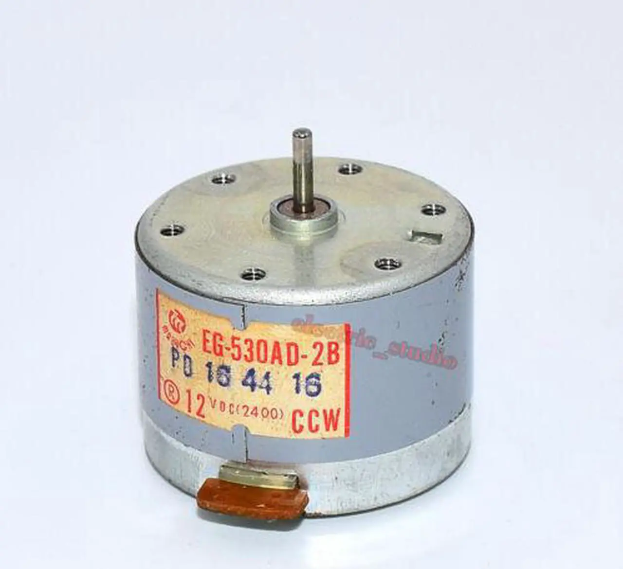 Alt view image 4 of 5 - MABUCHI EG-530AD-2B CCW motor DC 12V 2400RPM Capstan Tape Deck Audio Recorder Electric engine