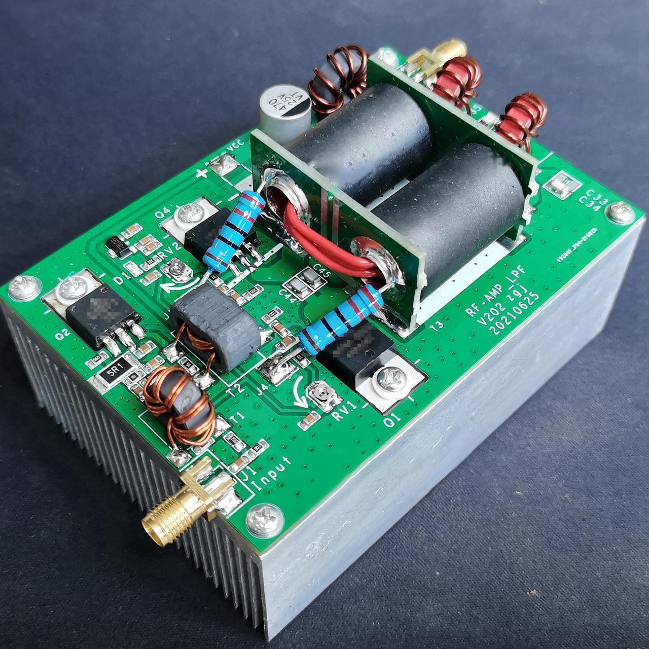 Alt view image 2 of 6 - 2022 45W Short Wave 3-21MHz Linear High Frequency HF RF Power Amplifier Radio Station Wireless Power Transmission(Finished