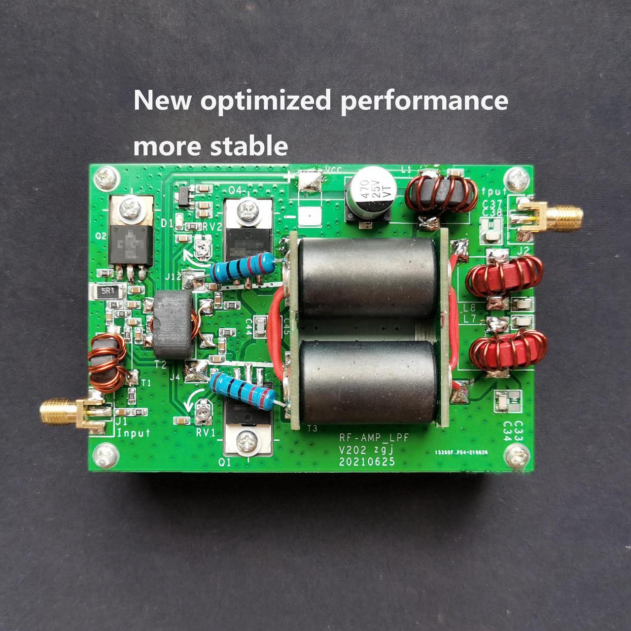Main image of 2022 45W Short Wave 3-21MHz Linear High Frequency HF RF Power Amplifier Radio Station Wireless Power Transmission(Finished