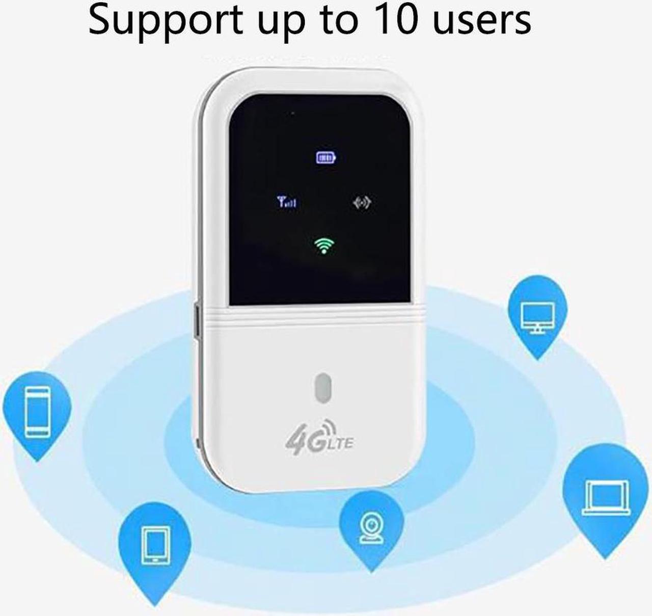 Alt view image 3 of 7 - Wireless Unlocked 4G LTE Mobile Broadband Wifi Routers Portable Modem Hotspot