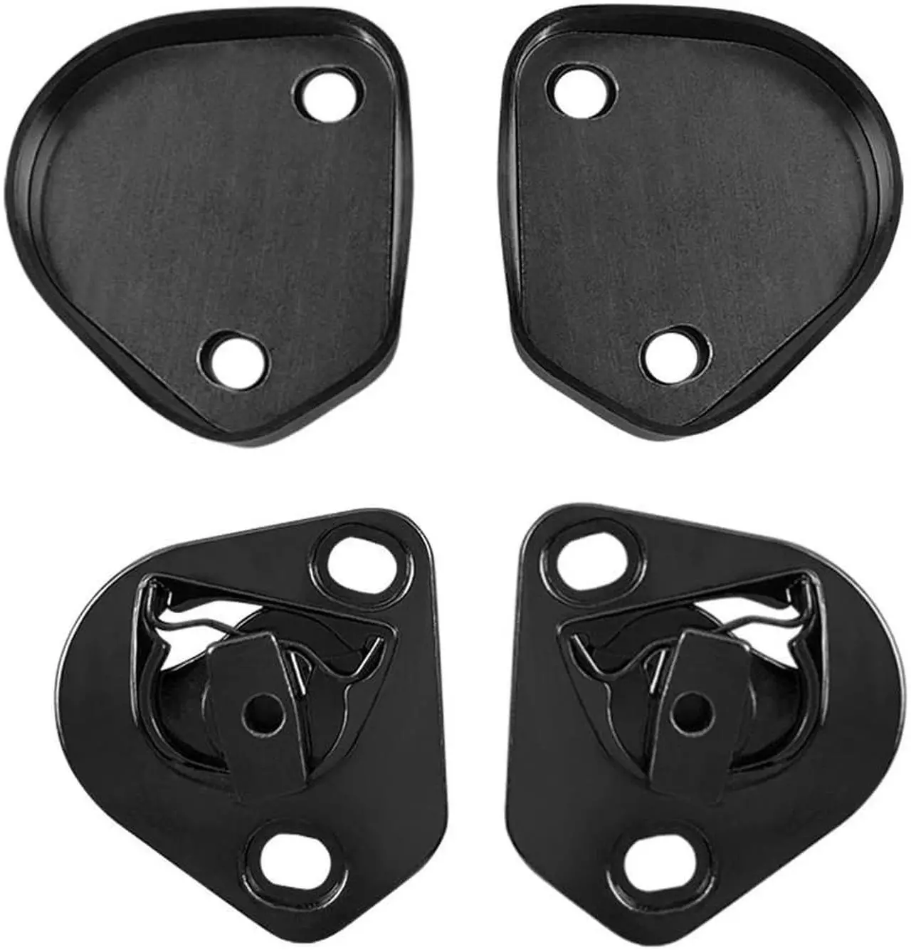 Alt view image 5 of 5 - Furulu 1Pair Pivot Kit Base Plate Visor Mechanism For Pista GP R GP RR Corsa Helmet