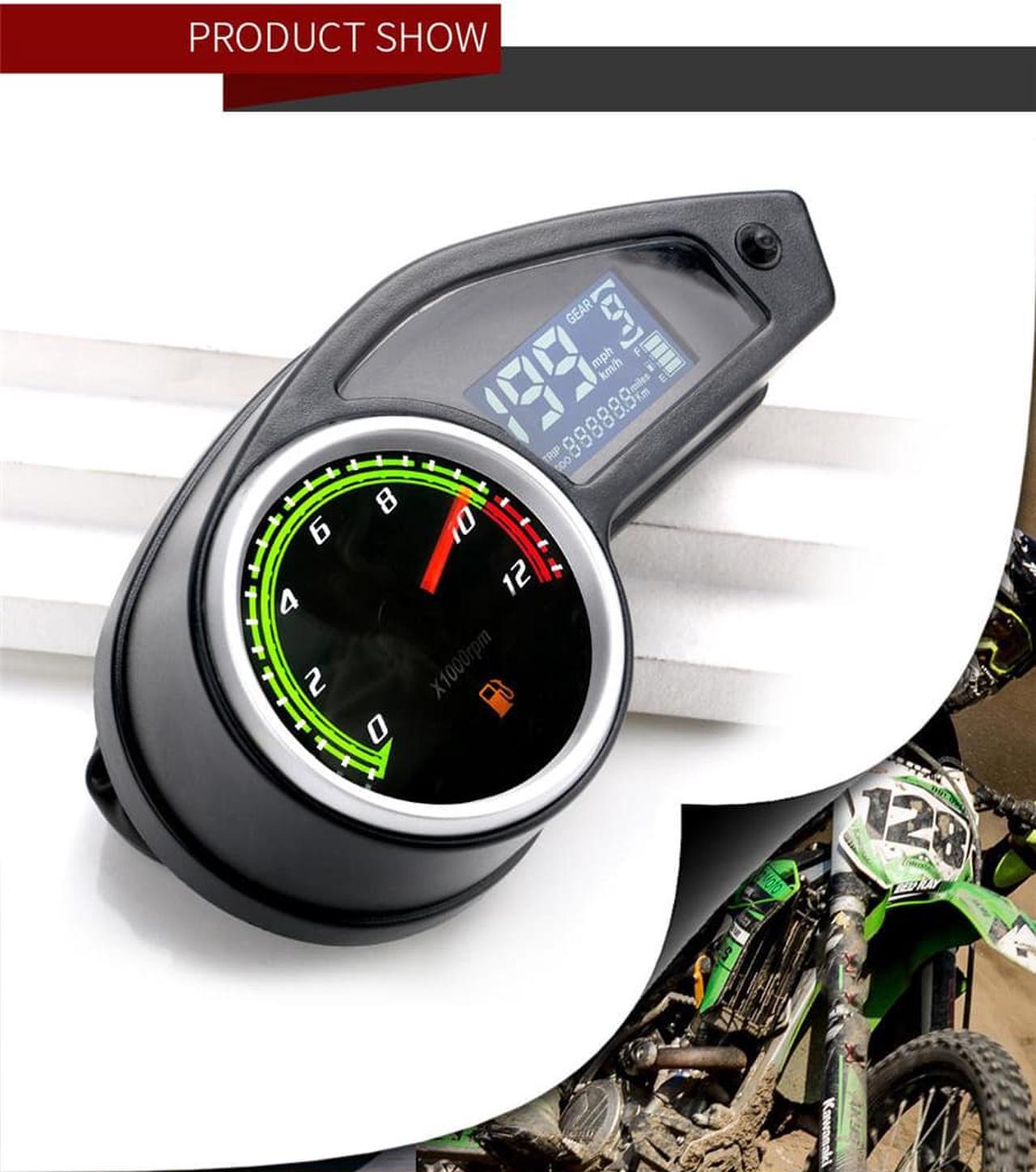 Main image of Furulu Digital Speedometer Tachometer Odometer Motorcycle Gauge For RPS Hawk 250