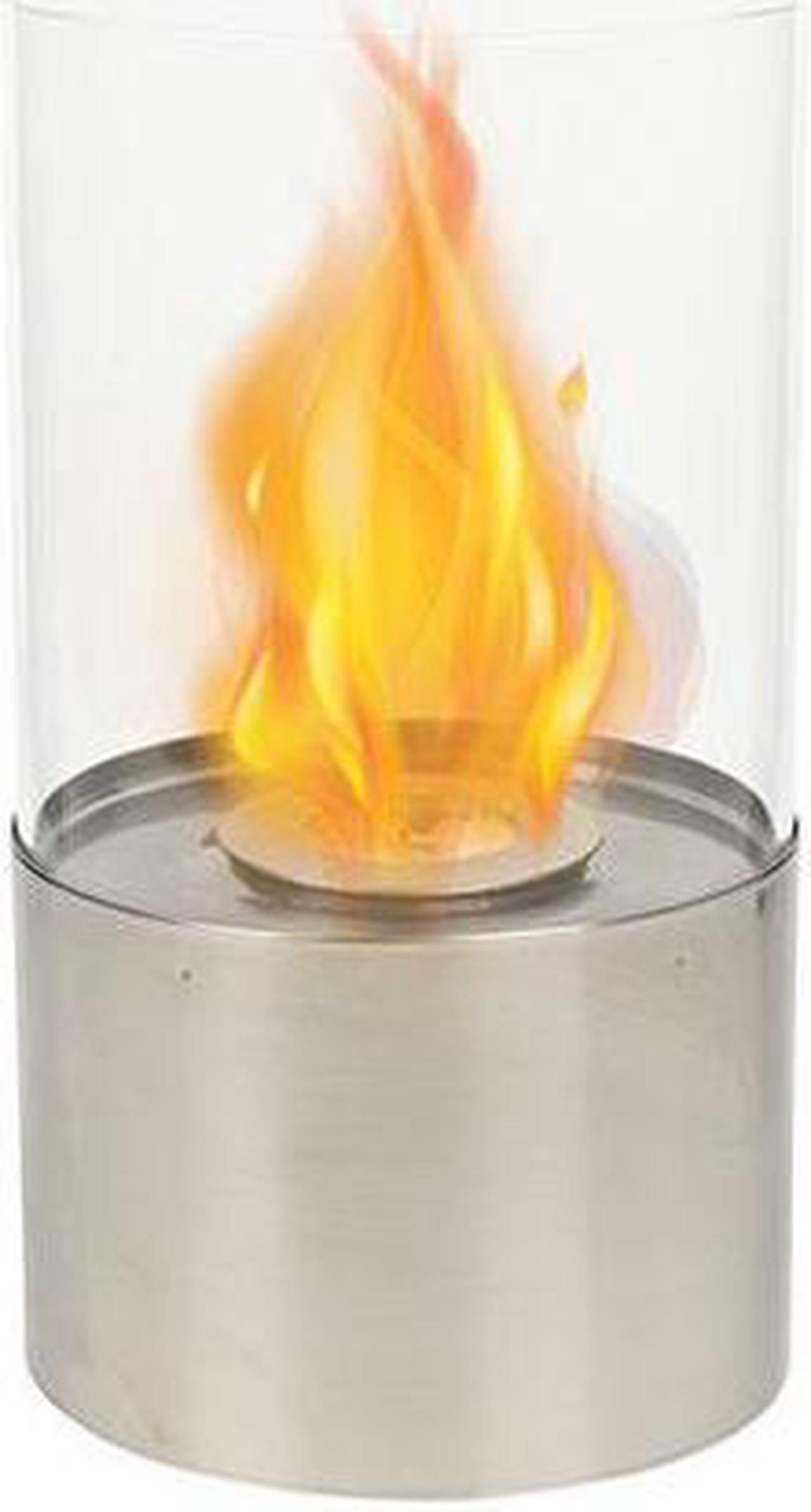 Alt view image 2 of 5 - JHY DESIGN Tabletop Fire Bowl Pot Indoor Outdoor Portable Tabletop Fireplace–Clean-Burning Bio Ethanol Ventless Fireplace (Large)