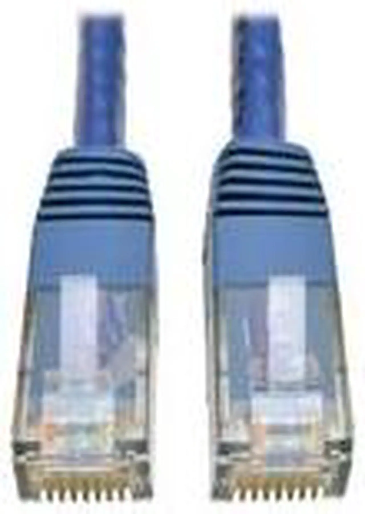 Alt view image 7 of 12 - TRIPP LITE N200-005-BL 5 ft. Cat 6 Blue Cat6 Gigabit Molded Patch Cable RJ45 M/M 550MHz 24 AWG Blue 5'