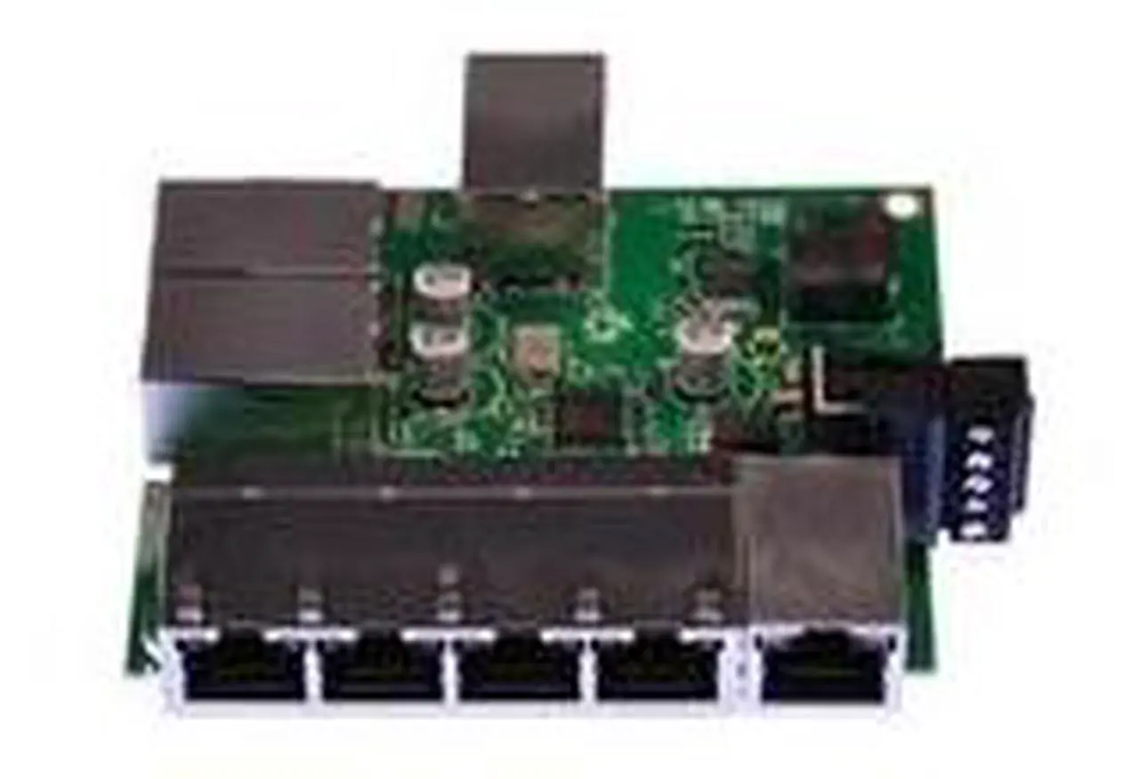 Alt view image 7 of 7 - BRAINBOXES SW-108 EMBEDDED 8PORT ETHERNET SWITCH