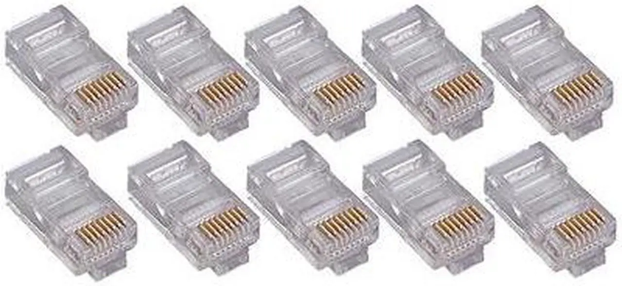 Alt view image 3 of 4 - 50PK CAT5E RJ45 MODULAR PLUG