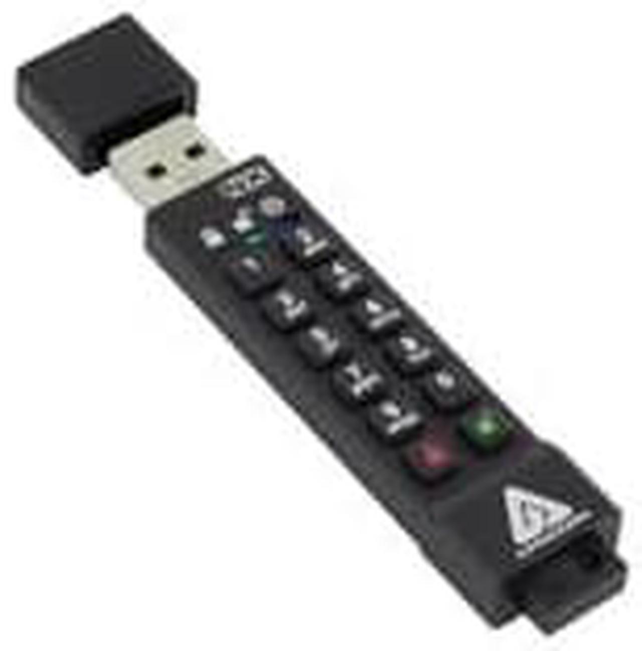 Alt view image 11 of 15 - Apricorn ASK3 32GB USB3.2 Type -A Flash Drive Black Model ASK3-NX-32GB