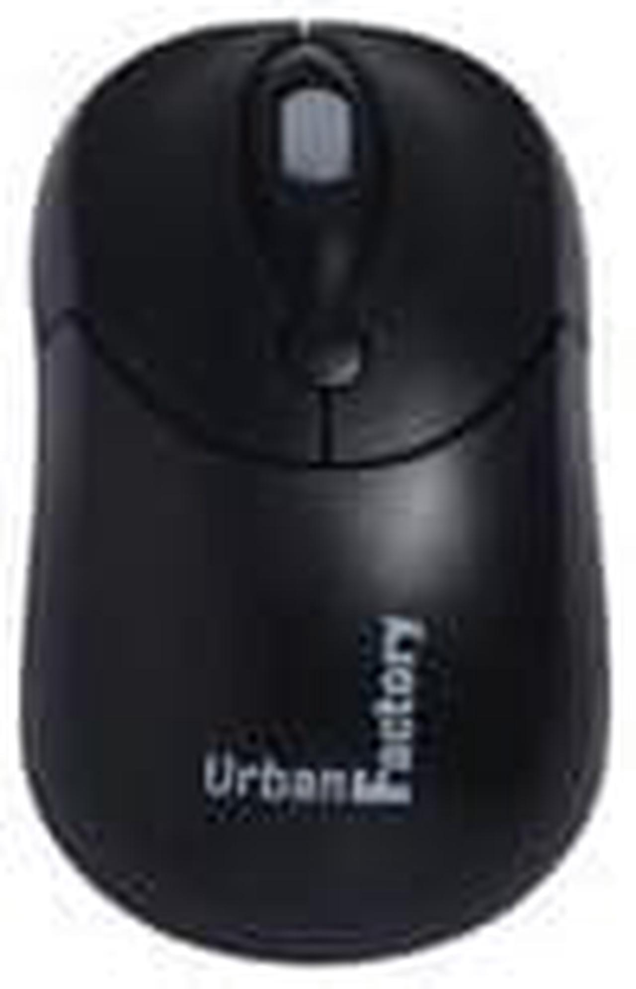 Alt view image 4 of 5 - URBAN FACTORY BCM01UF BLACK MOUSE USB WIRED