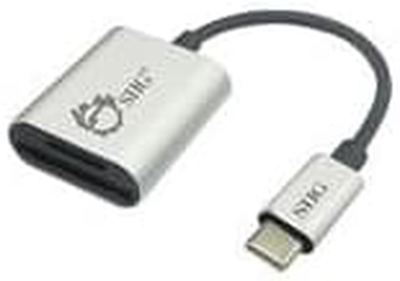 Alt view image 5 of 13 - SIIG JU-MR0F12-S1 Usb-C 2-In-1 Card Reader - Card Reader - 2 In 1 (Multi-Format) - Usb 3.0