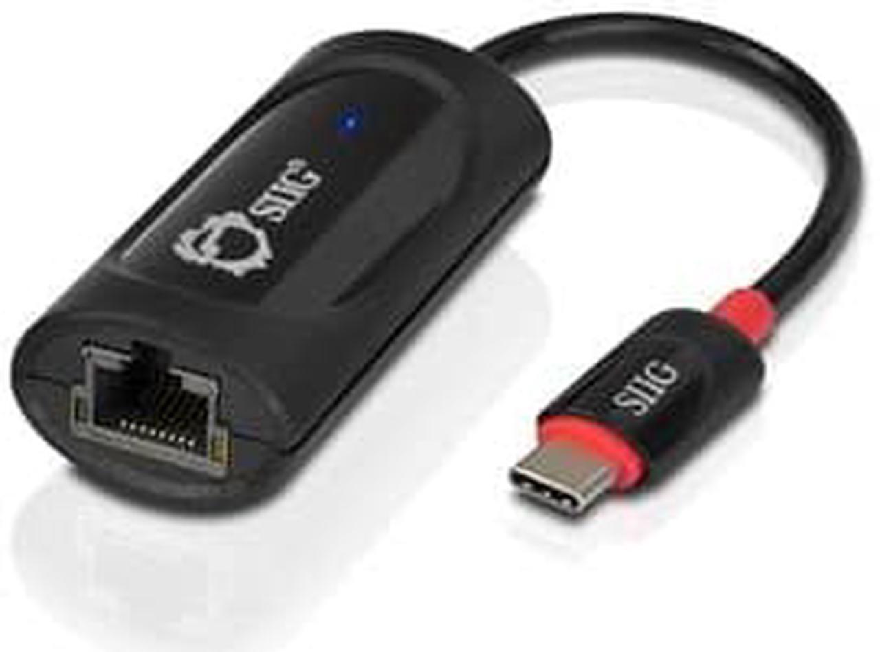 Alt view image 7 of 8 - SIIG USB-C to Gigabit Ethernet Adapter - USB 3.0