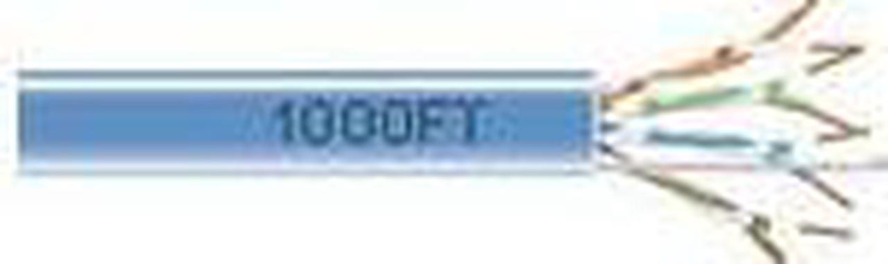 Alt view image 8 of 9 - Black Box EYN850A-PB-1000 CAT5e 350-MHz Solid Bulk Cable - Unshielded, Plenum, Blue, 1000 ft. Pull Box