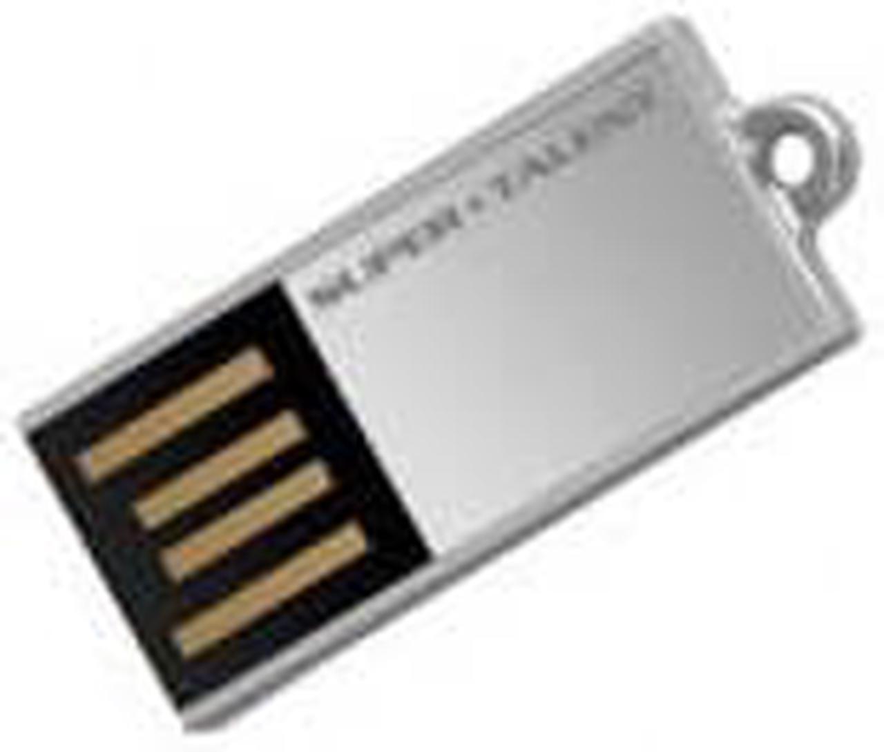 Alt view image 5 of 5 - Super Talent Pico-C 64GB USB 2.0 Flash Drive (Silver)