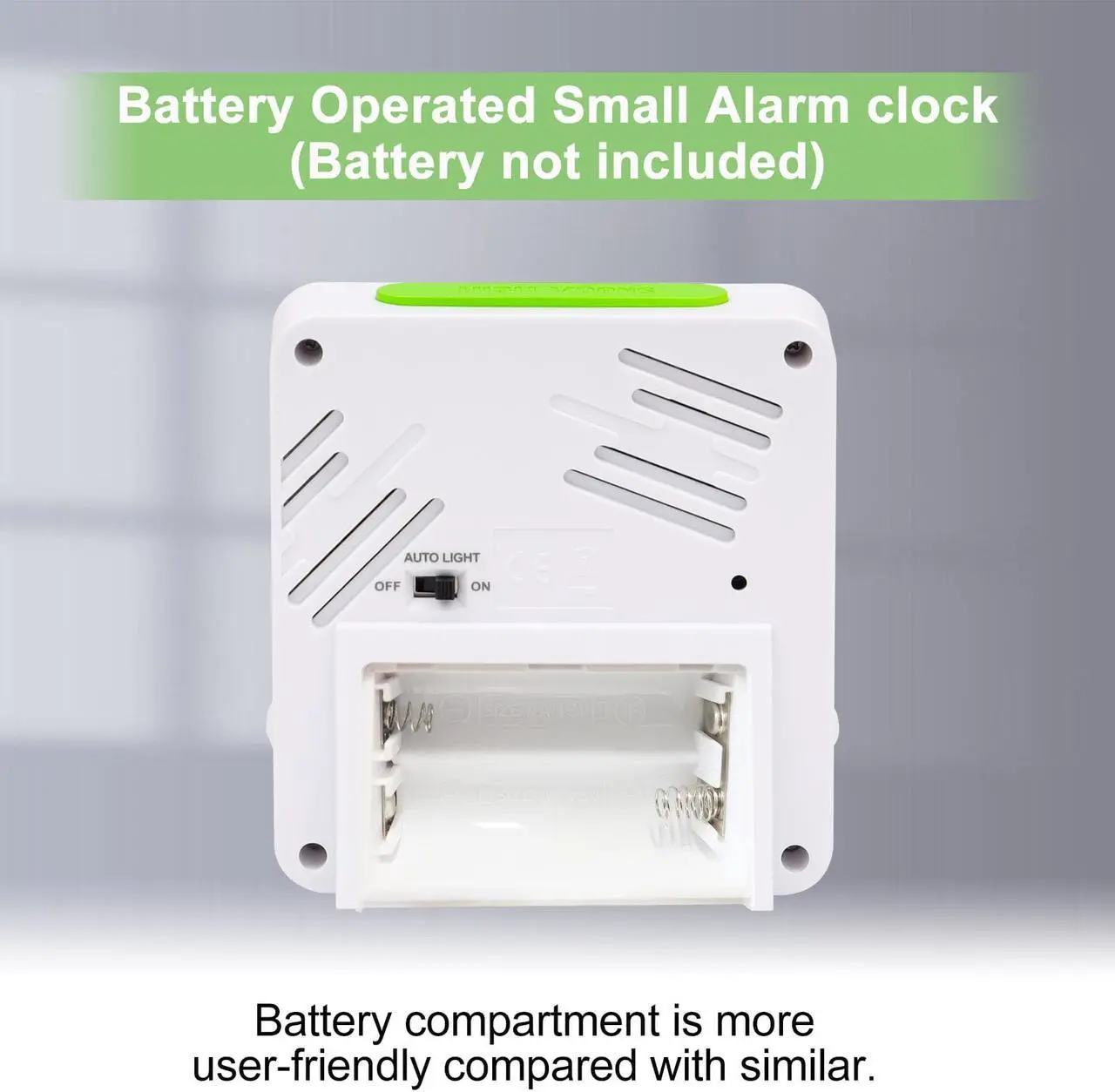 Alt view image 5 of 6 - Geevon Smart Night Light Small Digital Alarm Clock With 2 Increasing Beep Alarm,Indoor Temperature,Table Clock For Bedroom, Beds