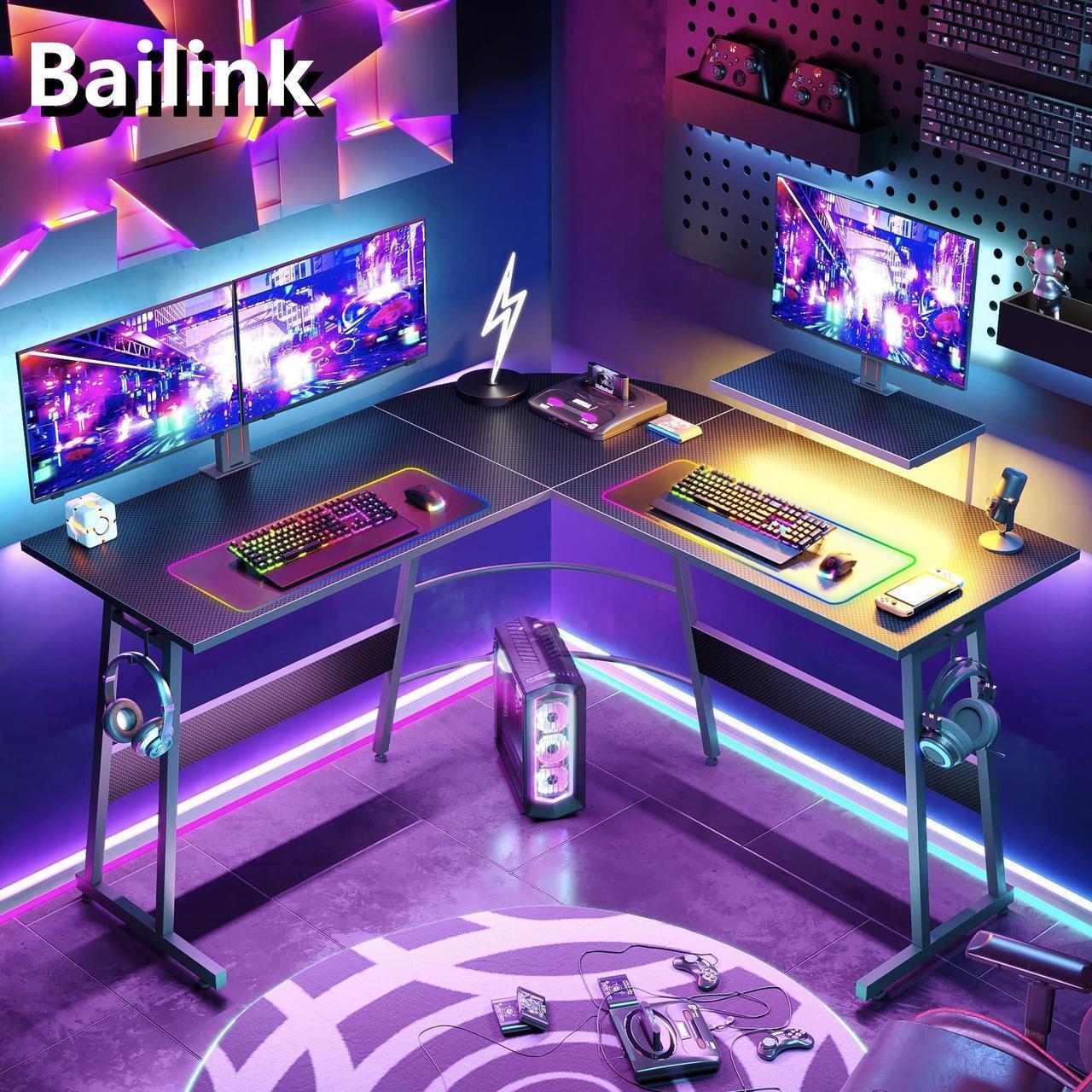 Alt view image 7 of 7 - Bailink Large RGB Gaming Mouse Pad,15 Light Modes Touch Control Extended Soft Computer Keyboard Mat Non-Slip Rubber Base for Gamer Esports Pros,35.4X15.7X0.157 inch,Black