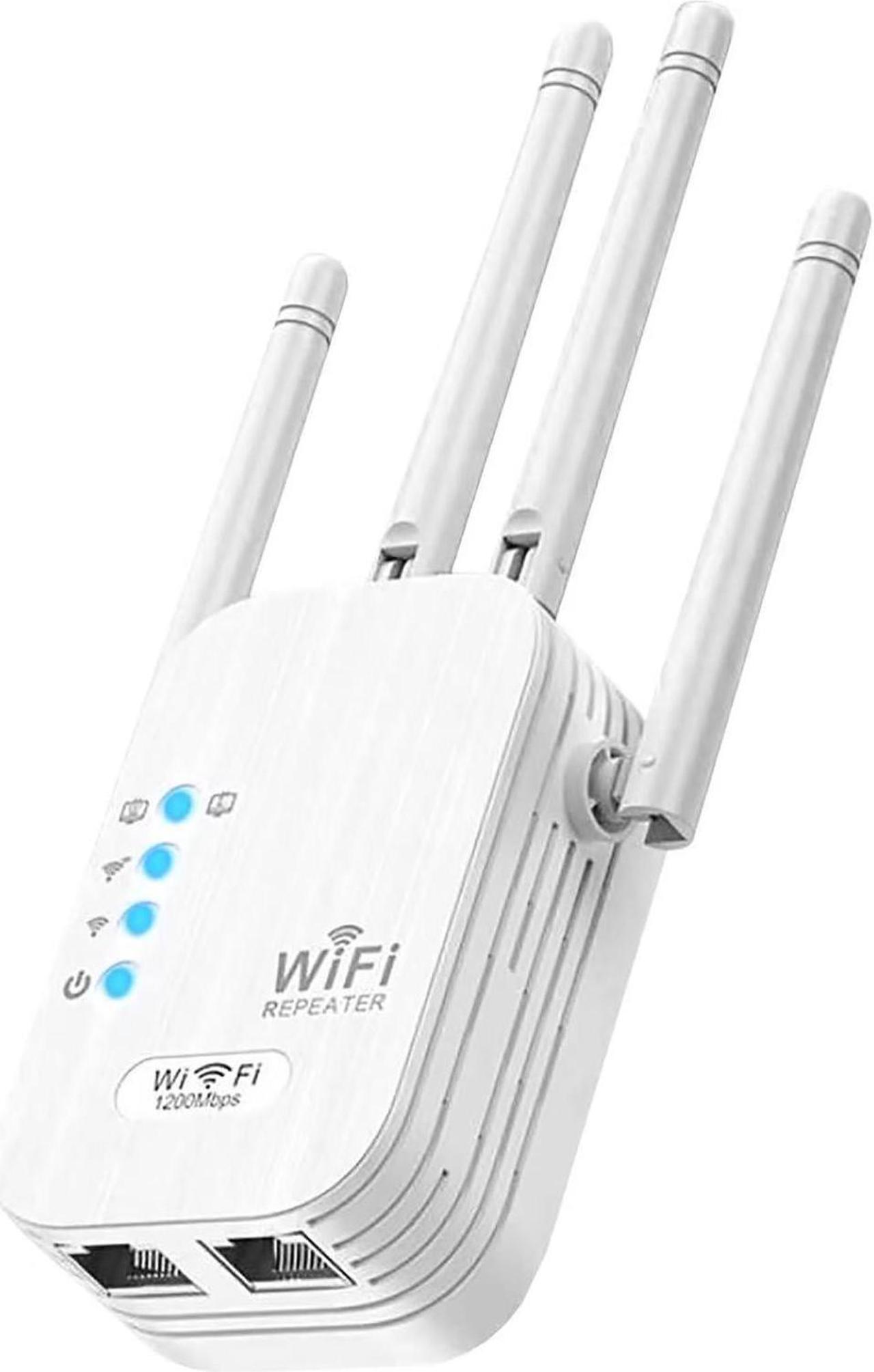 Main image of WiFi Extender, WiFi Booster and Signal Amplifier up to 8470Sq.ft, 1200Mbps Wirless WiFi Extenders Signal Booster 5GHz & 2.4GHz for Home, Internet Booster, Repeater with Ethernet Port & Access Point