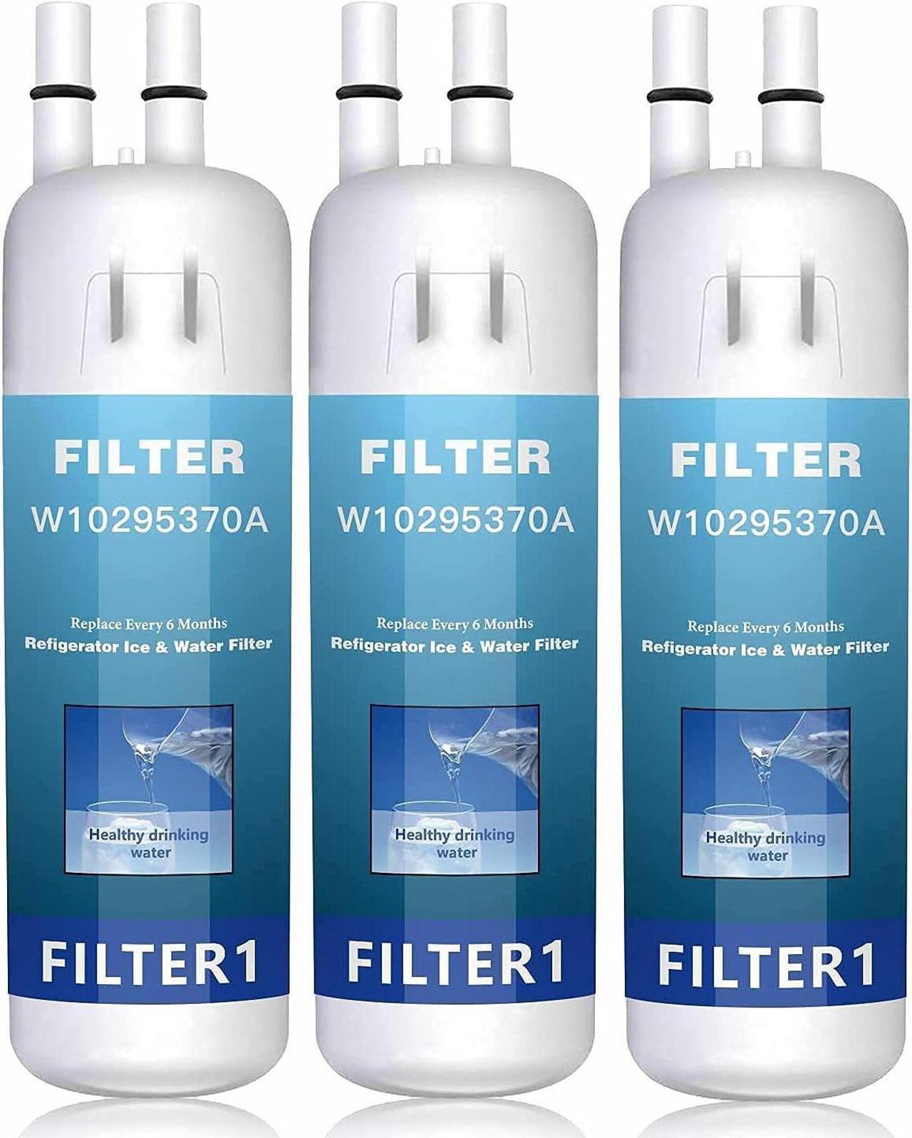 Refrigerator water Filter Replacement for Filter 1, EDR1RXD1, W10295370,W10295370A, P8RFWB2L, P4RFWB, Kenmore 46-9930,Kenmore 46-9081 -3 pack