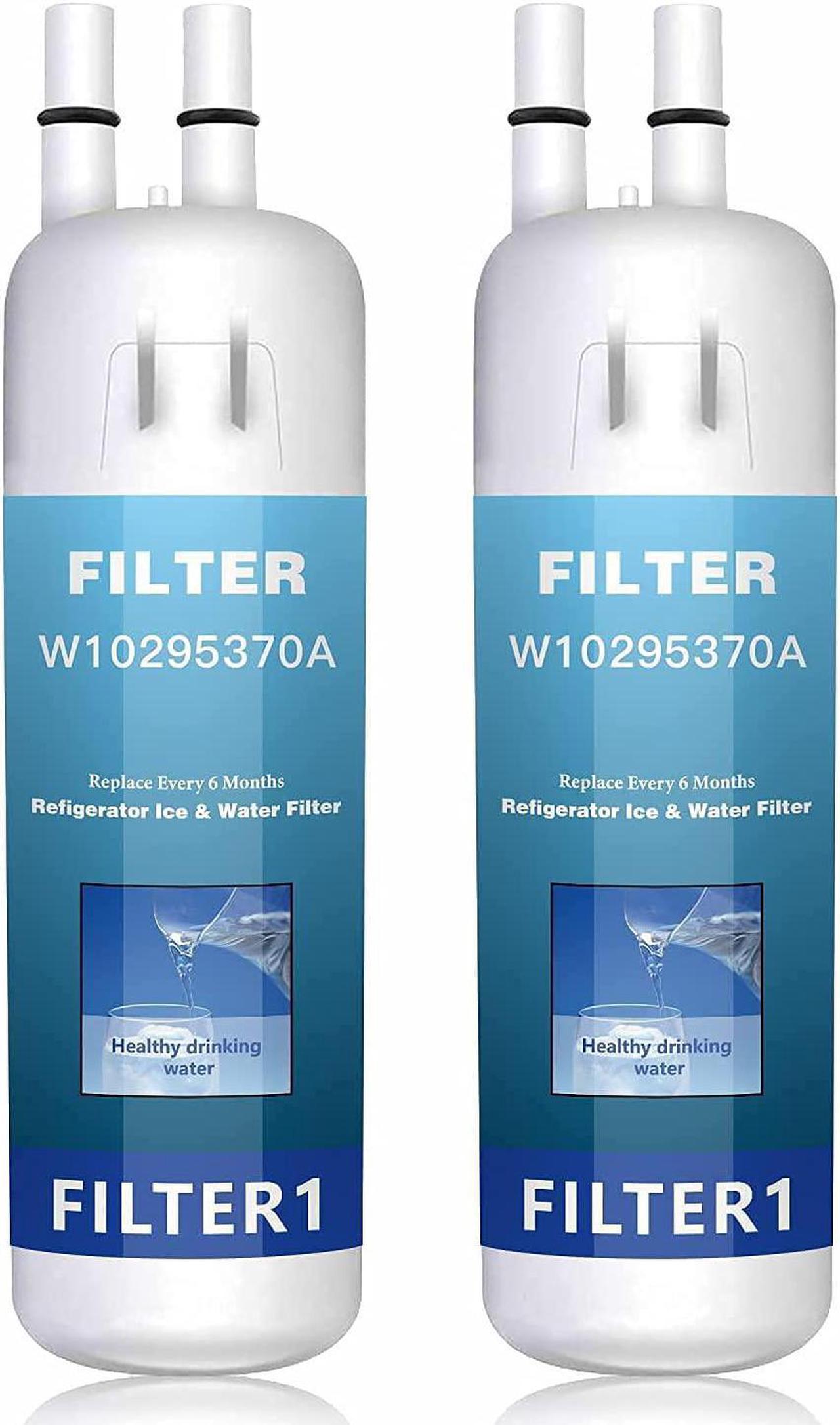 Refrigerator water Filter Replacement for Filter 1, EDR1RXD1, W10295370,W10295370A, P8RFWB2L, P4RFWB, Kenmore 46-9930,Kenmore 46-9081 -2 pack