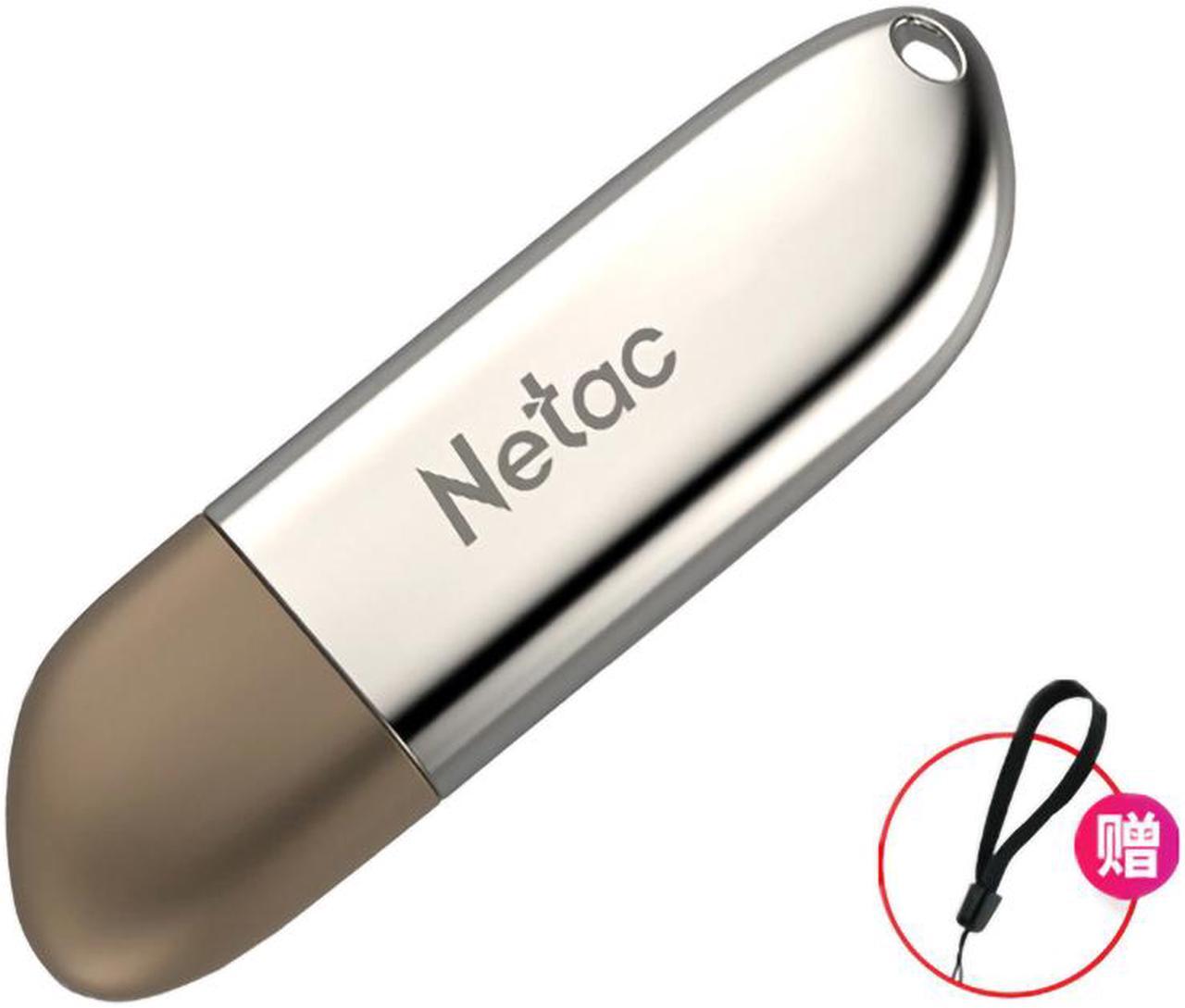 Netac USB 3.0 Flash Drive 64GB Mini High Speed Metal USB Stick Stylish USB Pen Drive Flashdisk Memory Portable U Disk for PC Laptop