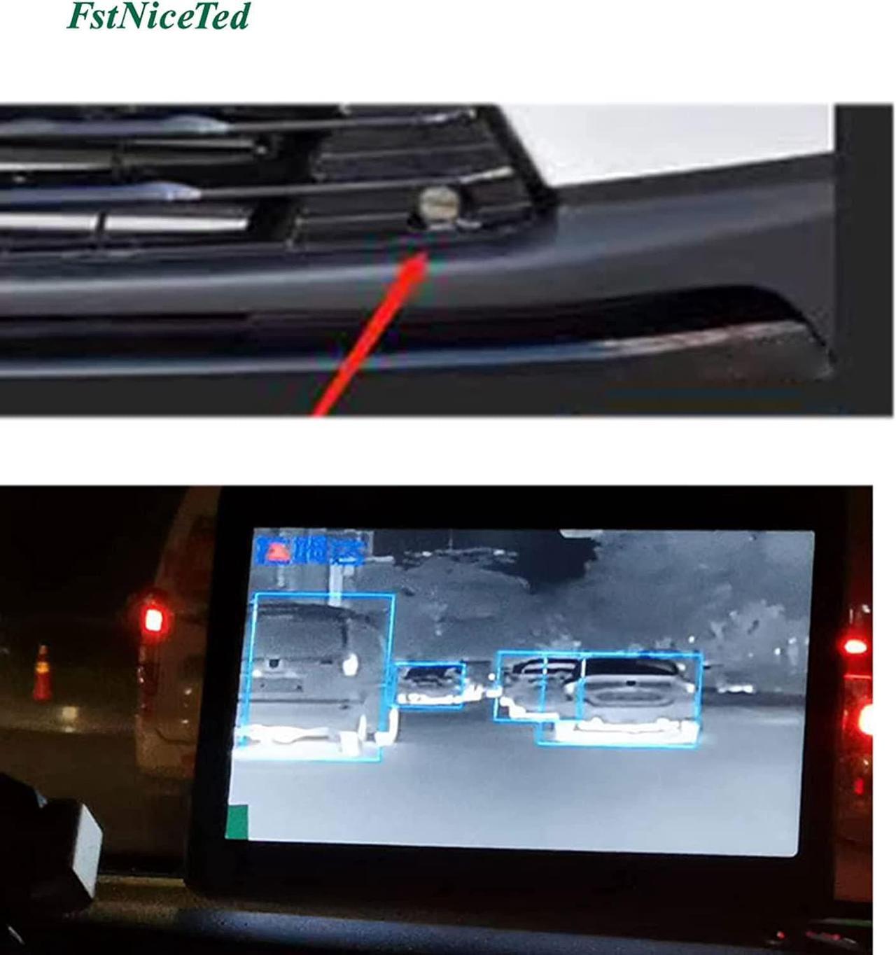 Alt view image 4 of 6 - Car Night Vision IP67 Waterproof Avoid Obstacles System Radar Detector Driving Thermal Car Infrared Image Camera Auto Black Box Car Night Vision Camera