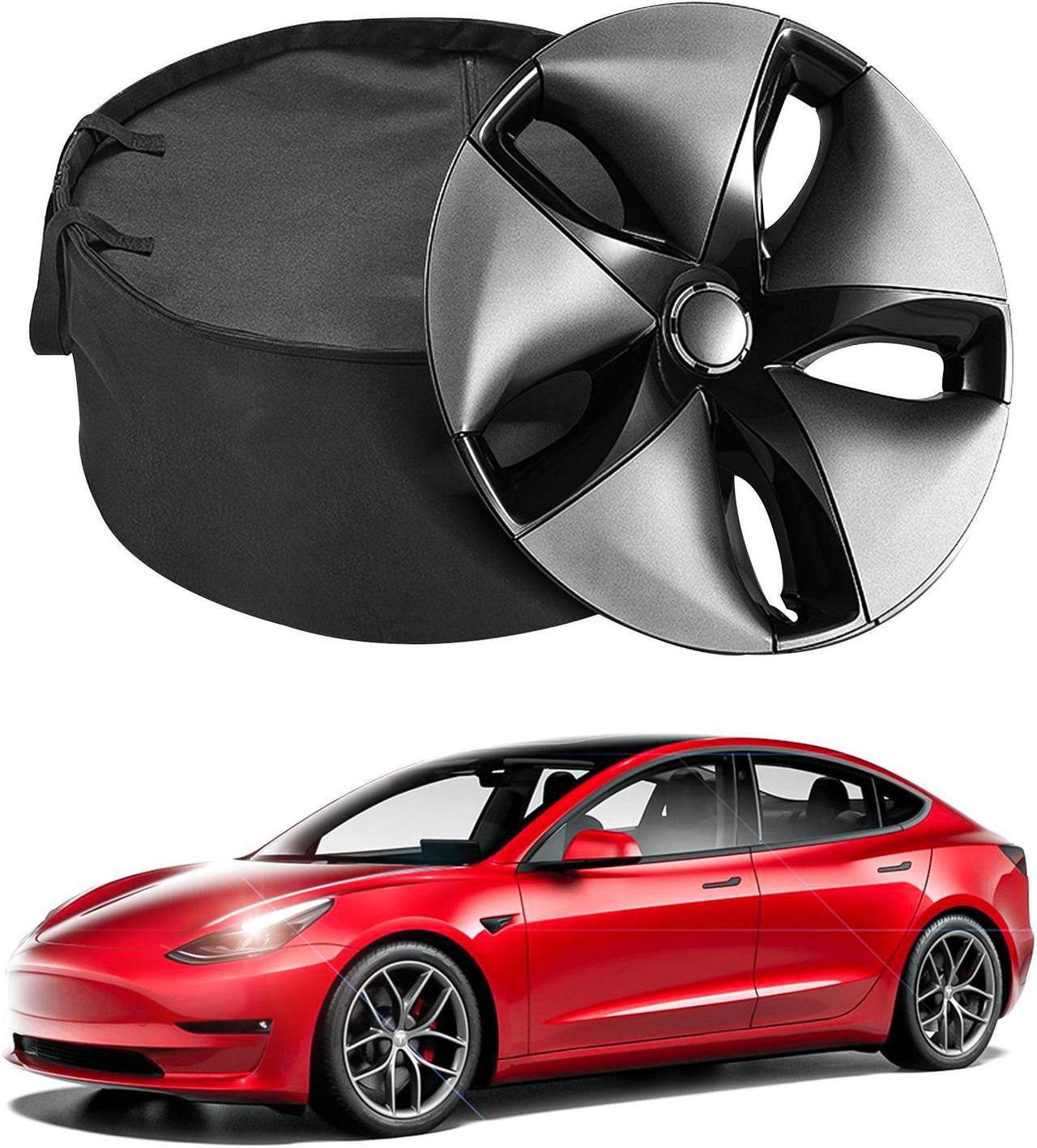 Main image of Tesla Model 3 Aero Wheel Cover Storage Carrying Bag Hub Cap Storage 19" Gemini Model Y Hubcap Storage Bag