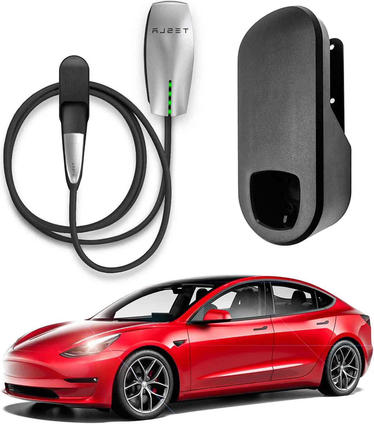 Main image of Tesla Charging Cable Organizer,Wall Mount Connector Bracket Charger Holder Adapter for Model 3/Y/X/S