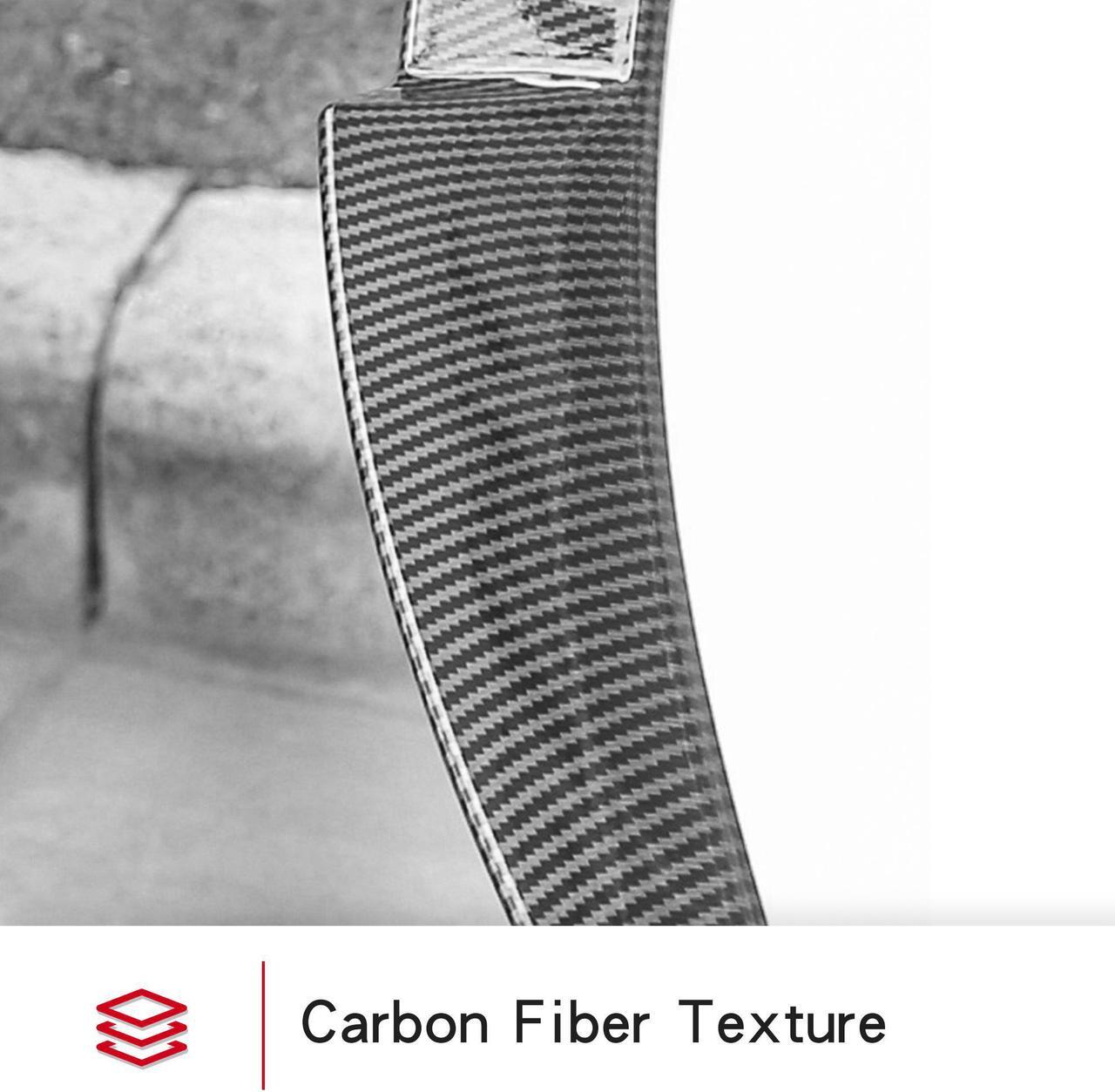 Alt view image 3 of 7 - Tesla Model Y Spoiler Wing Performance Rear Trunk Lip Tail Lid for Tesla Model Y Accessories (Glossy Carbon Fiber)