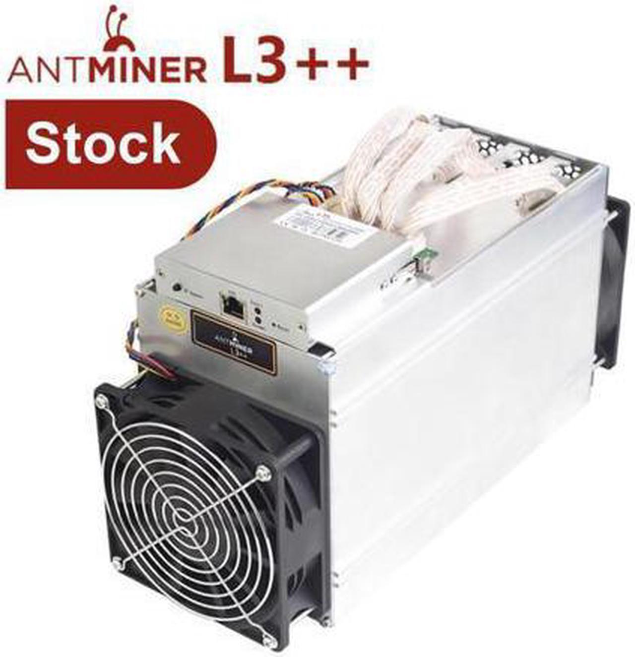 Bitmain ANTMINER L3++ ASIC Miner Scrypt Litecoin 580MH/s LTC Come with Doge Coin Mining Machine with New PSU Blockchain Miners Better Than ANTMINER L3 L3+ S9 S9J